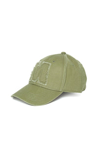 Green baseball cap with Big M logo