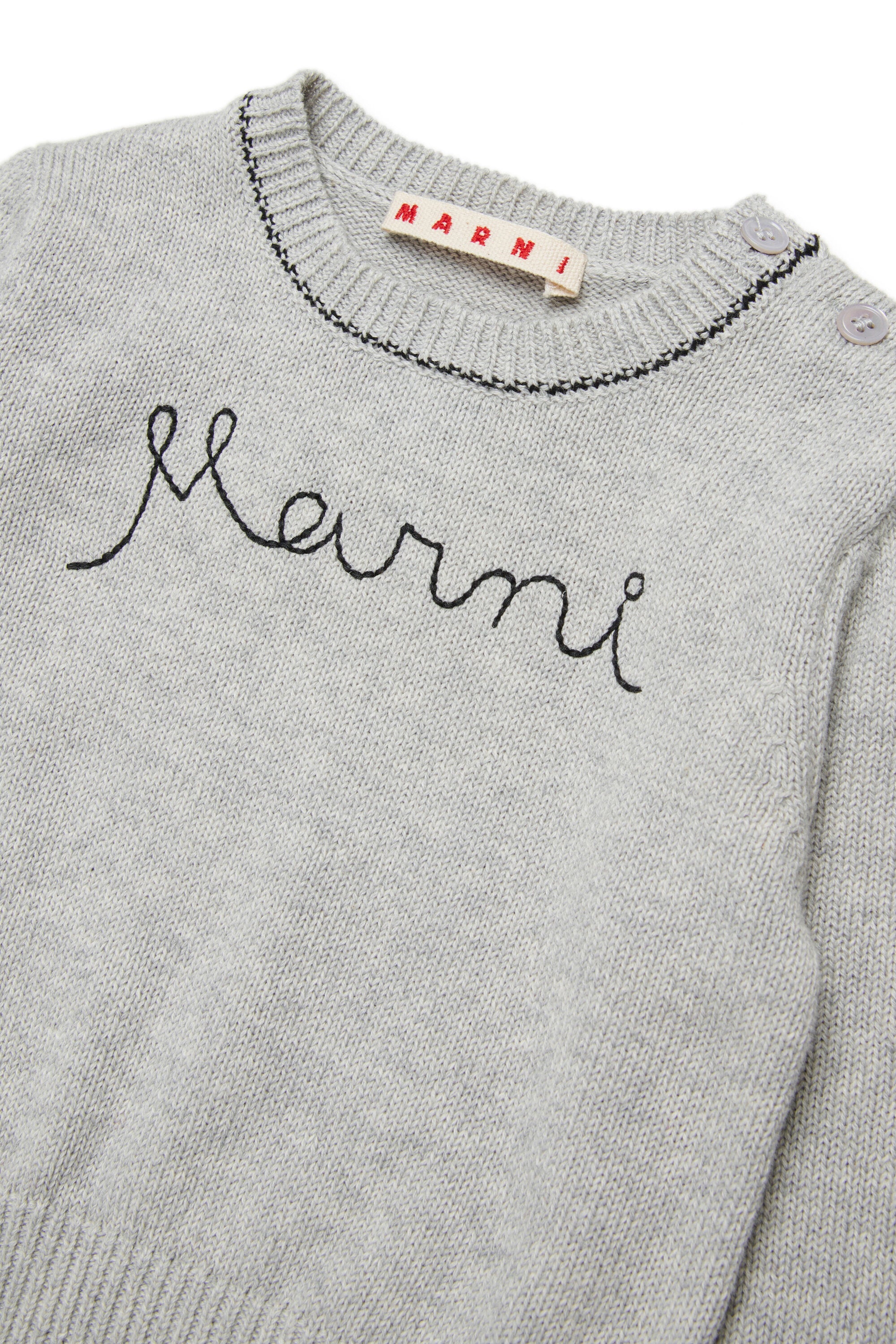 Pullover girocollo con logo