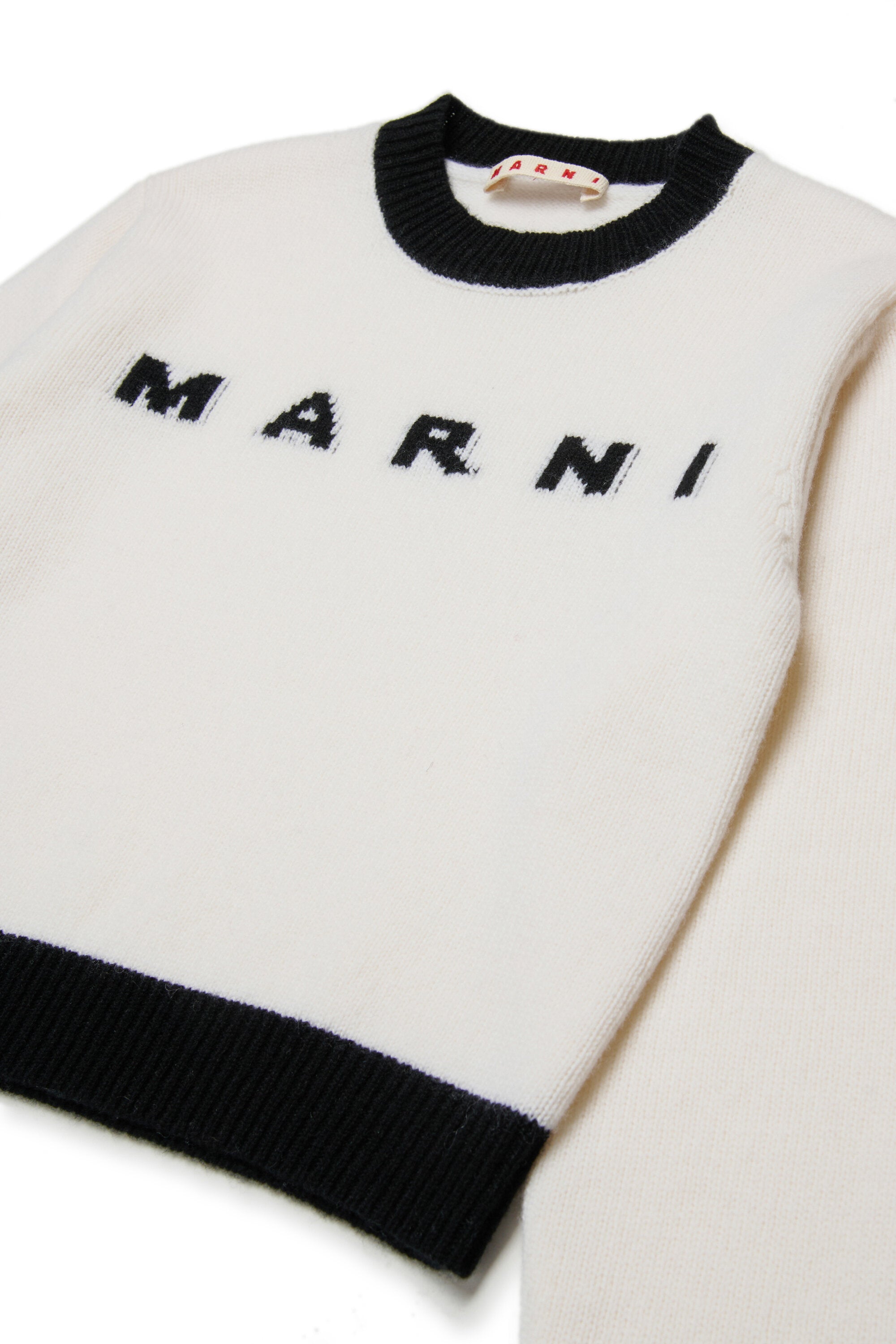 Marni girl wool-cashmere crew-neck sweater | BRAVE KID
