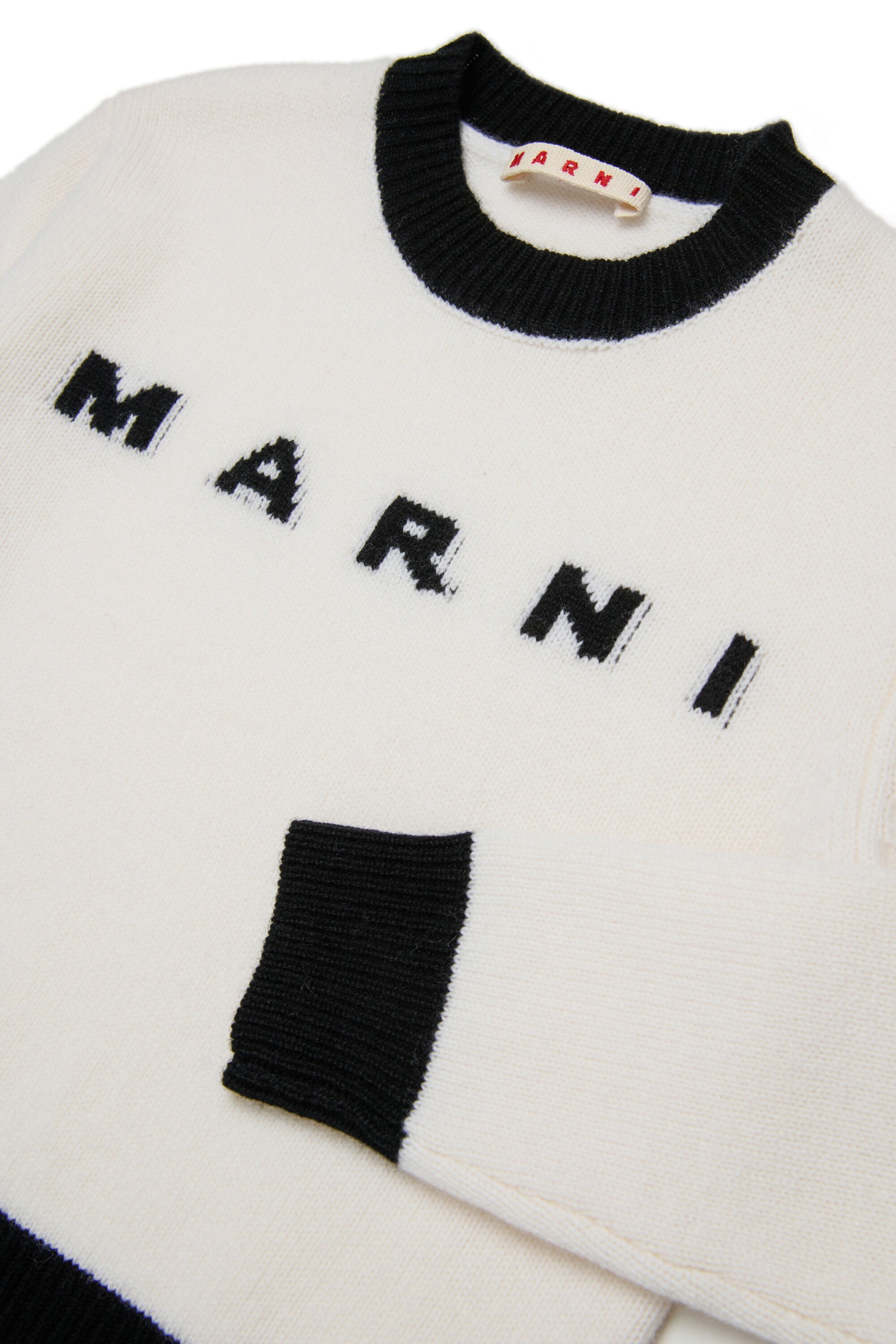 Marni girl wool-cashmere crew-neck sweater | BRAVE KID