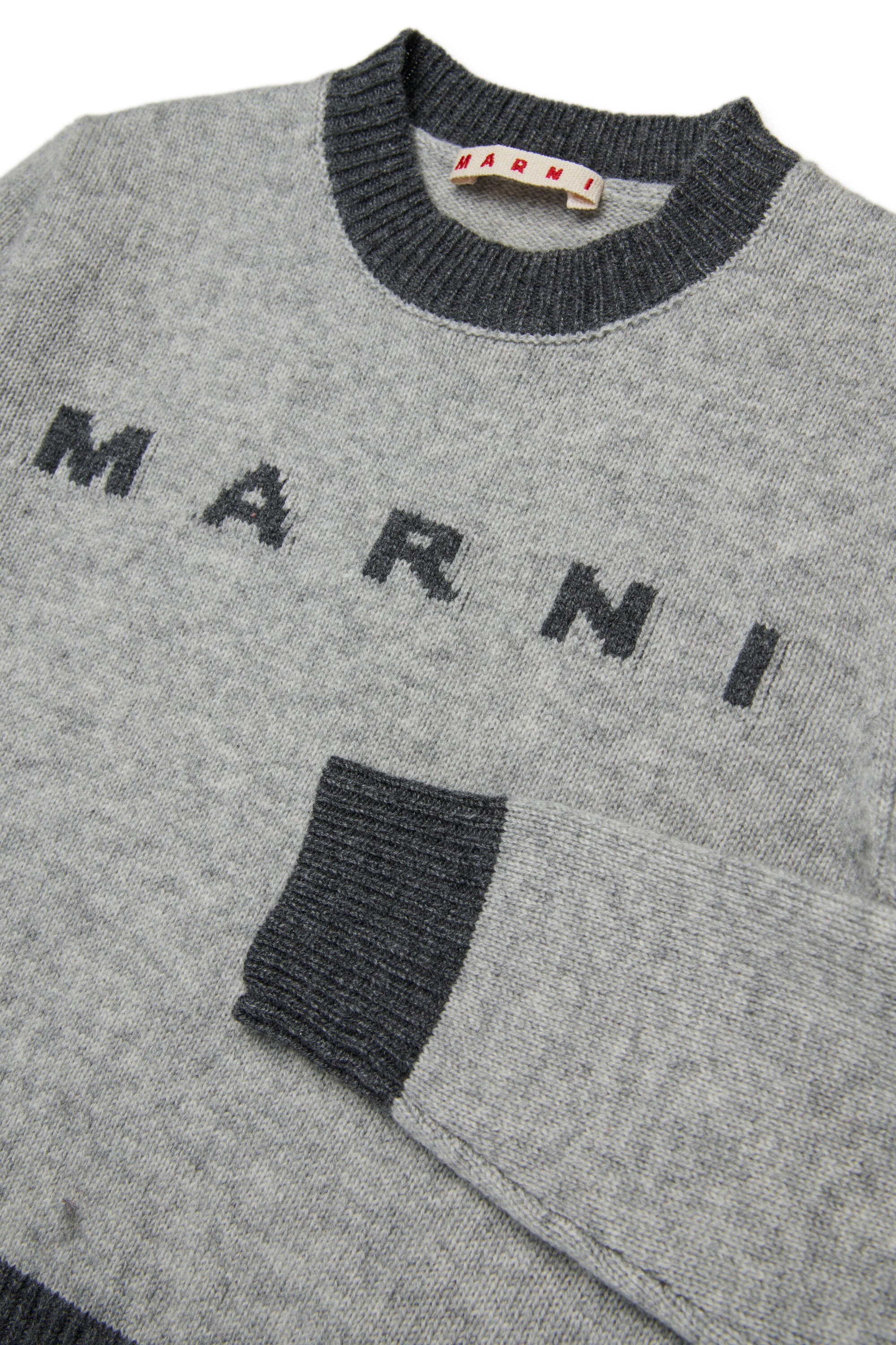 Marni girl wool-cashmere crew-neck sweater | BRAVE KID