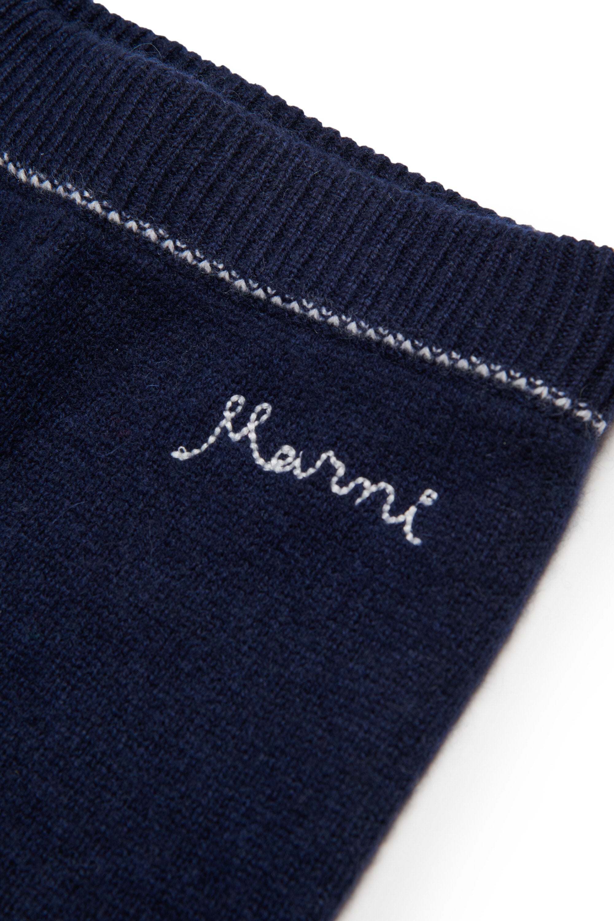 Pantalon jogger en cachemire mélangé à de la laine avec logo