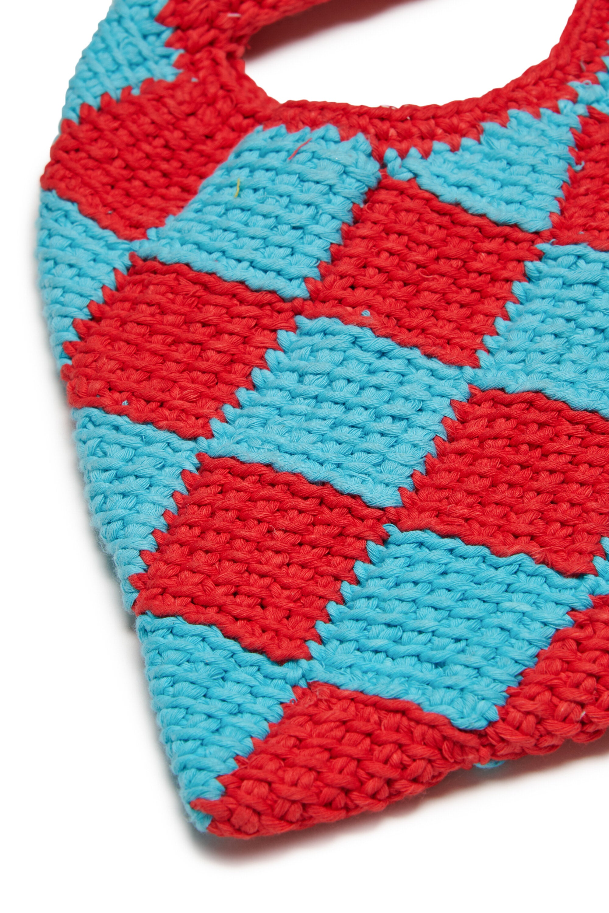Borsa Diamond Crochet a rombi