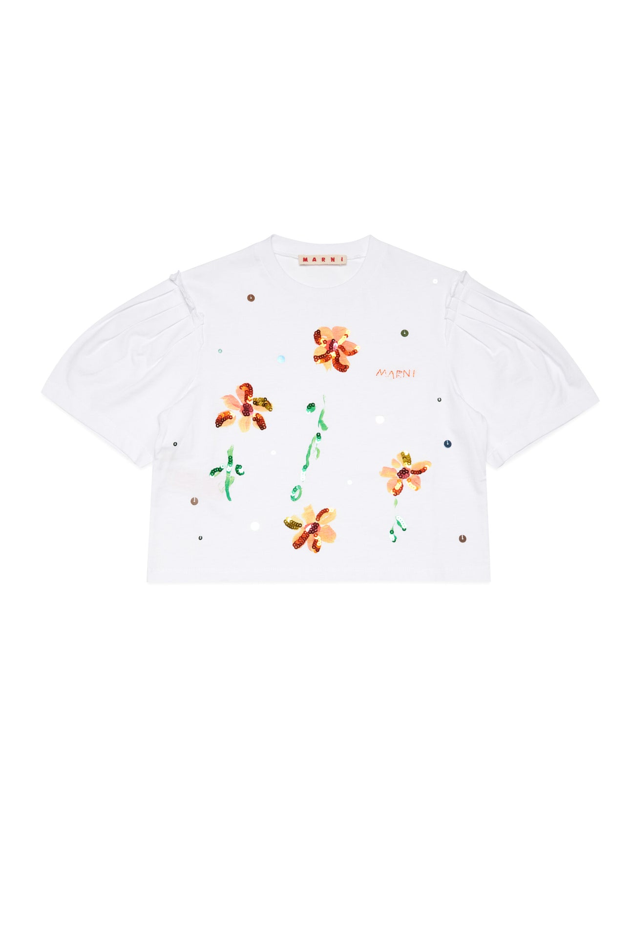 Camiseta con motivos florales 