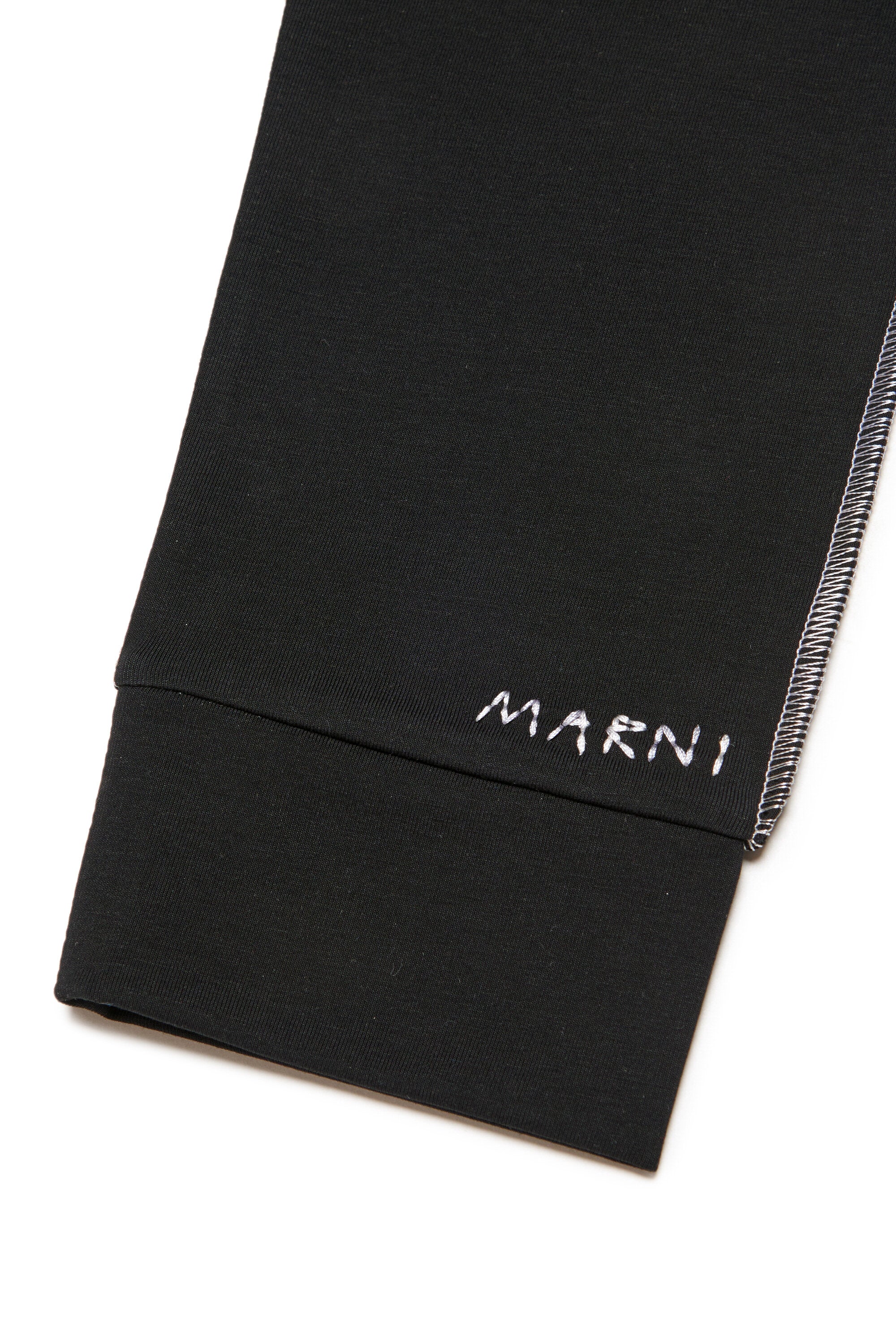 Marni girl's leggings pants with stitching