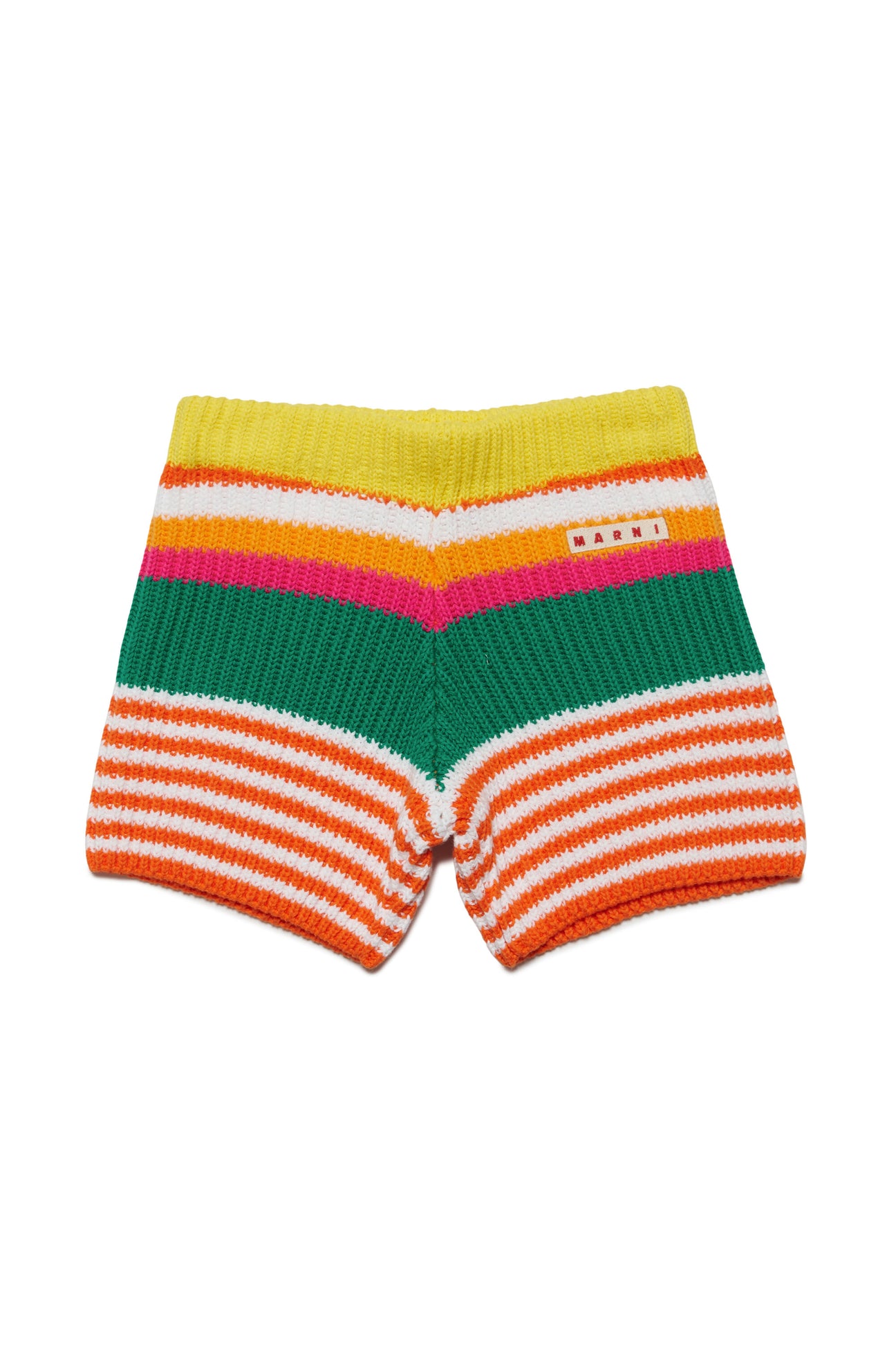 English striped knit shorts 