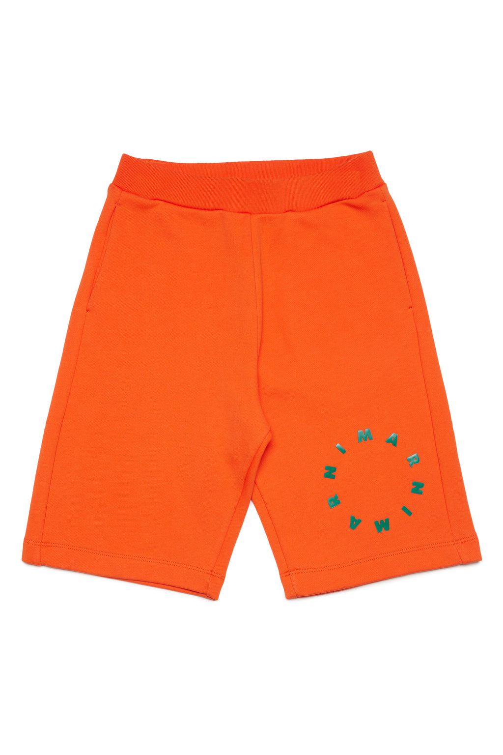 Pantalones cortos en chándal con logotipo redondo