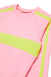 Crew-neck colorblock sweatshirt