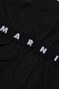 Jacket with branded elastic band