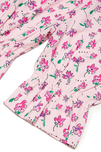 Allover pants Pink flowers