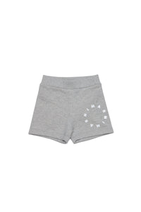 Shorts in felpa con Round logo