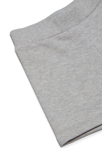 Fleece shorts with Round logo