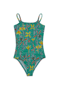 Carioca allover lycra one-piece swimsuit