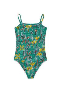 Carioca allover lycra one-piece swimsuit