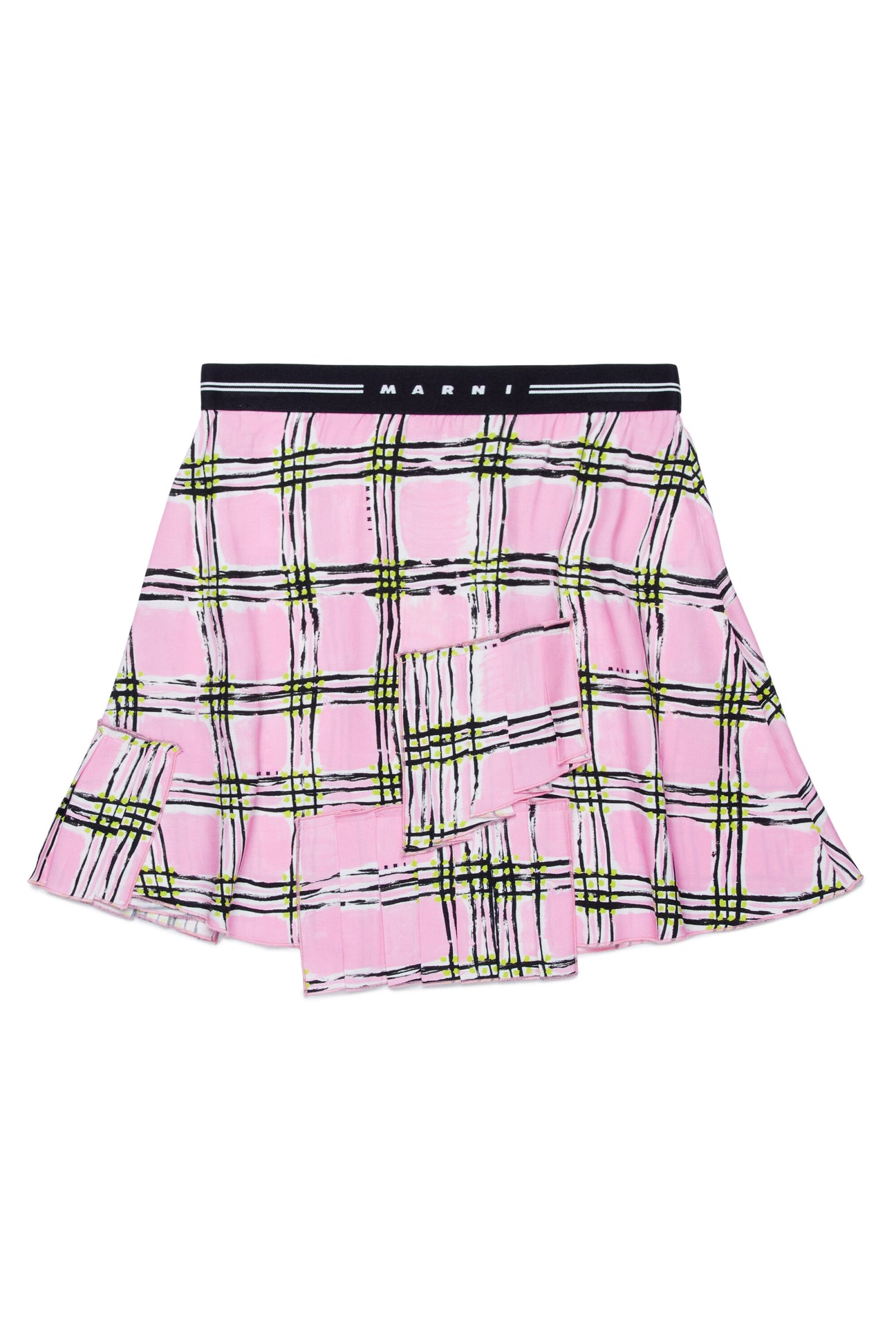 All-over check-check skirt 