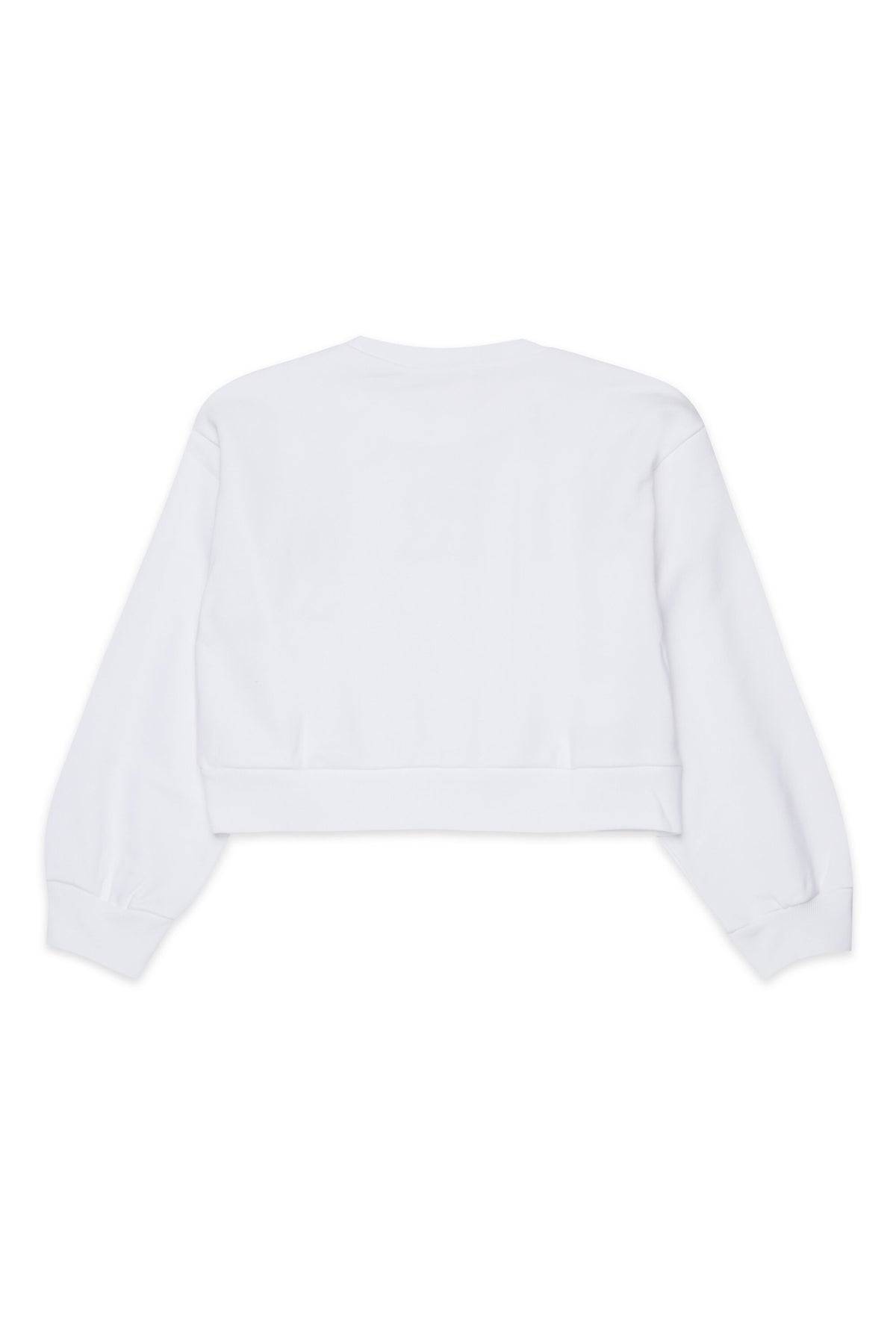 Sweat-shirt court à col ras du cou avec logo Marni Patch brodé