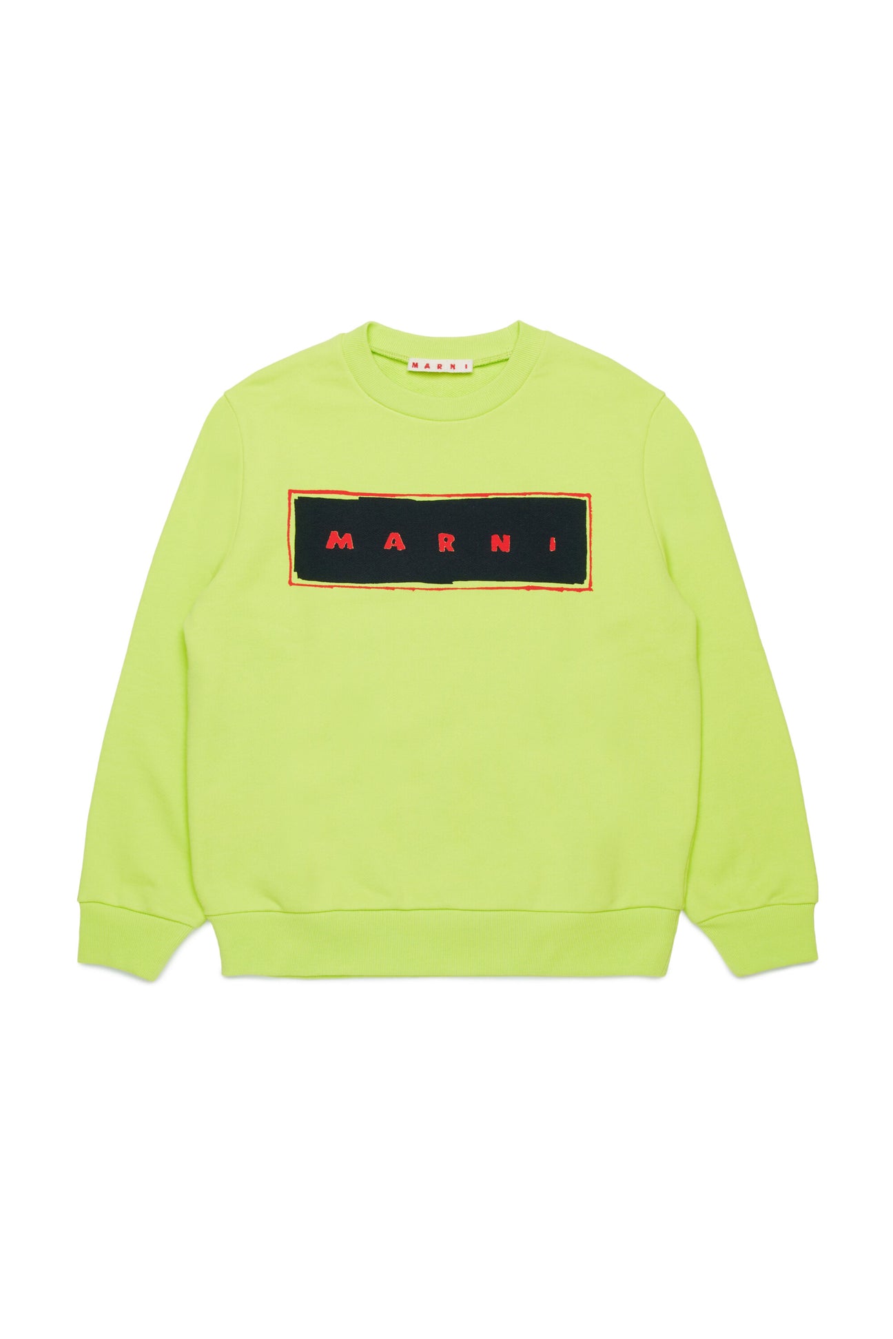 Marni Print branded crew-neck sweatshirt 