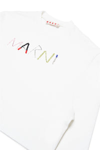 T-shirt manica lunga con logo baguette