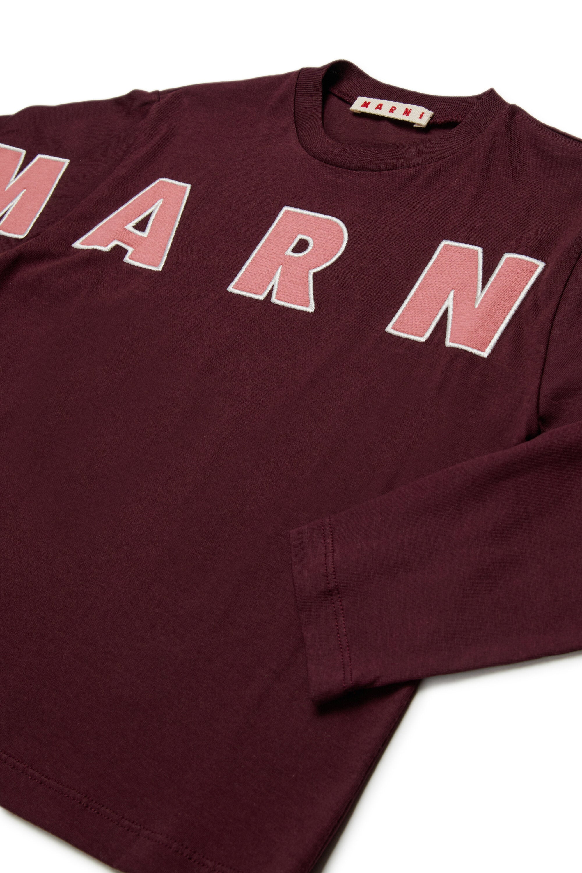 Langarmshirt mit aufgesticktem Logo