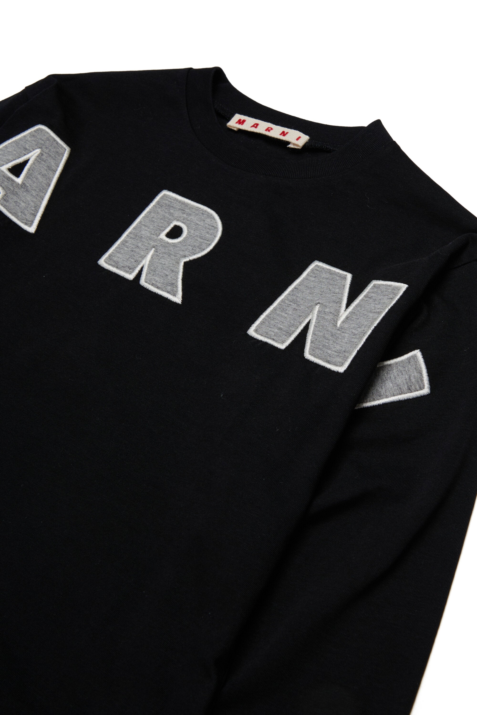 Langarmshirt mit aufgesticktem Logo