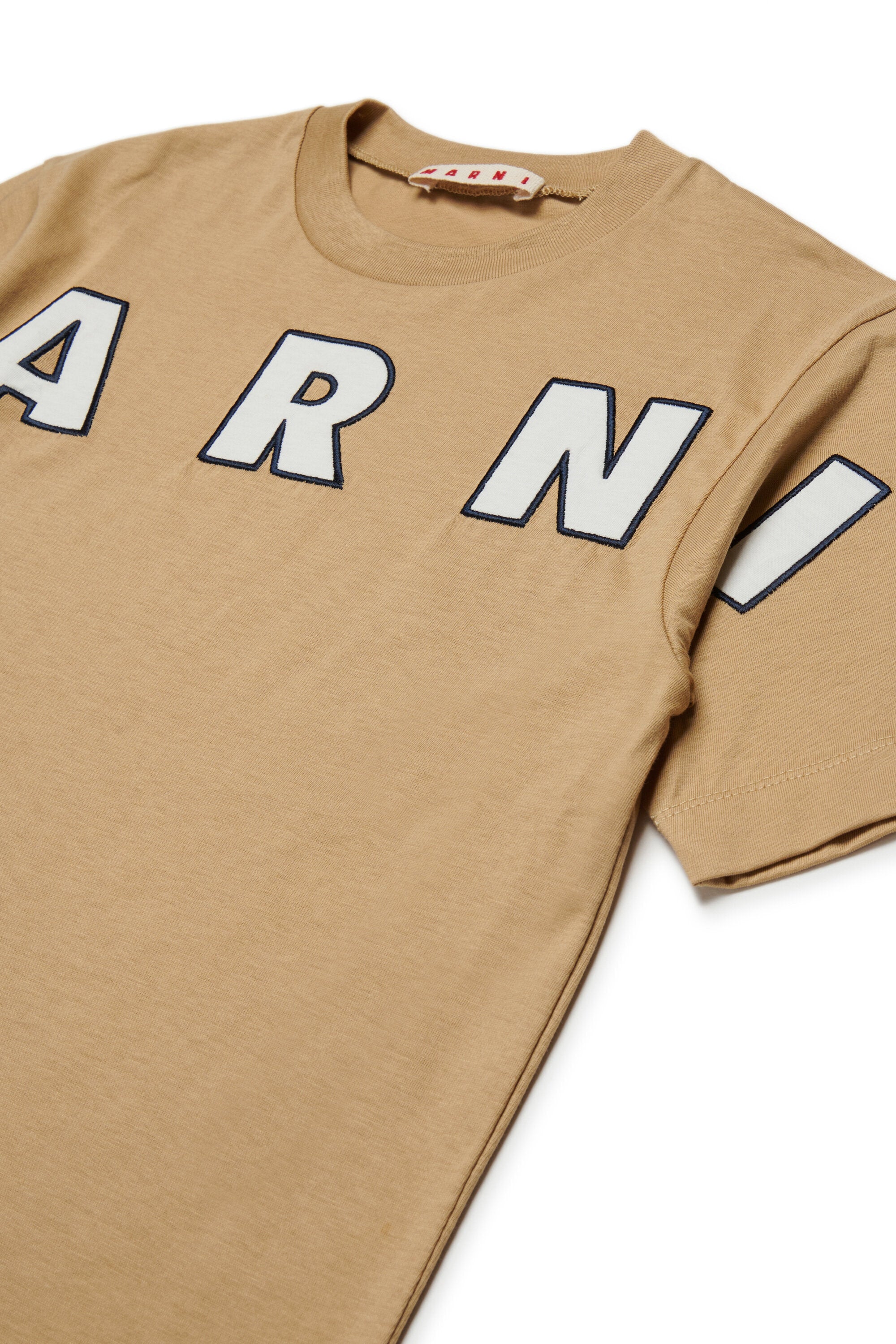 T-shirt con logo ricamato