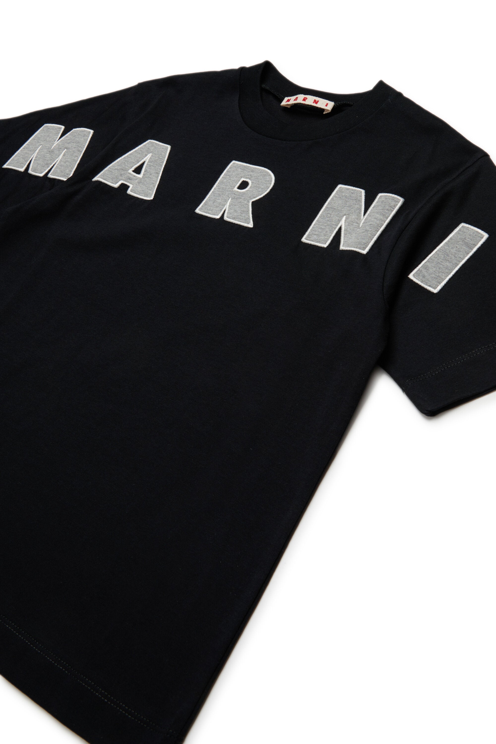 T-shirt con logo ricamato