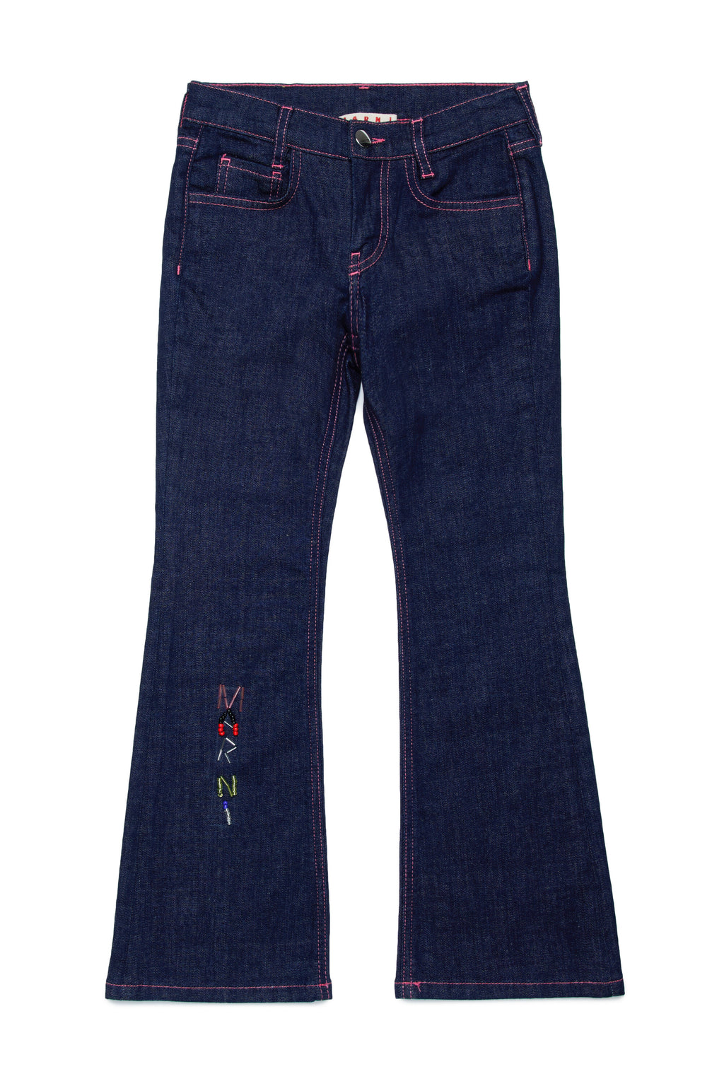 Jeans bootcut blu scuro