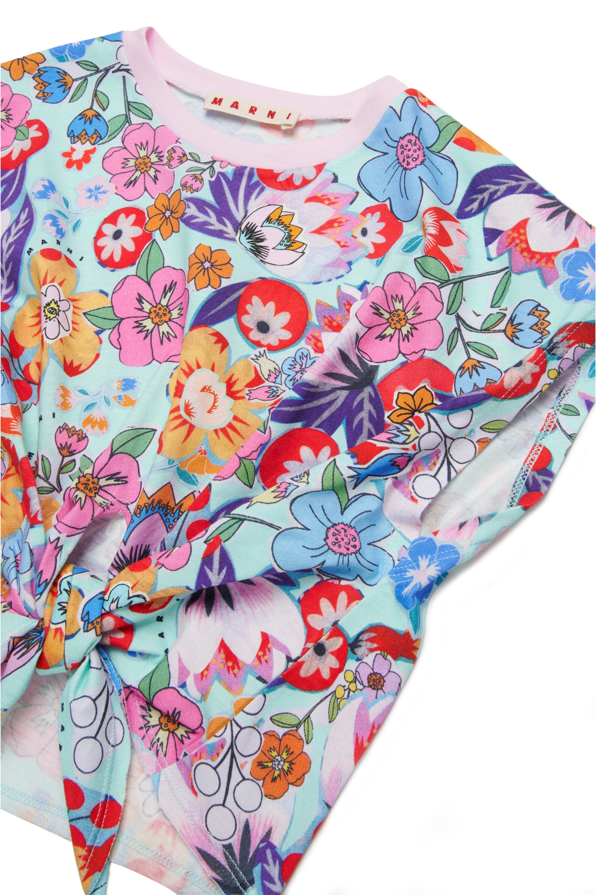 T-shirt allover Holiday con nodo