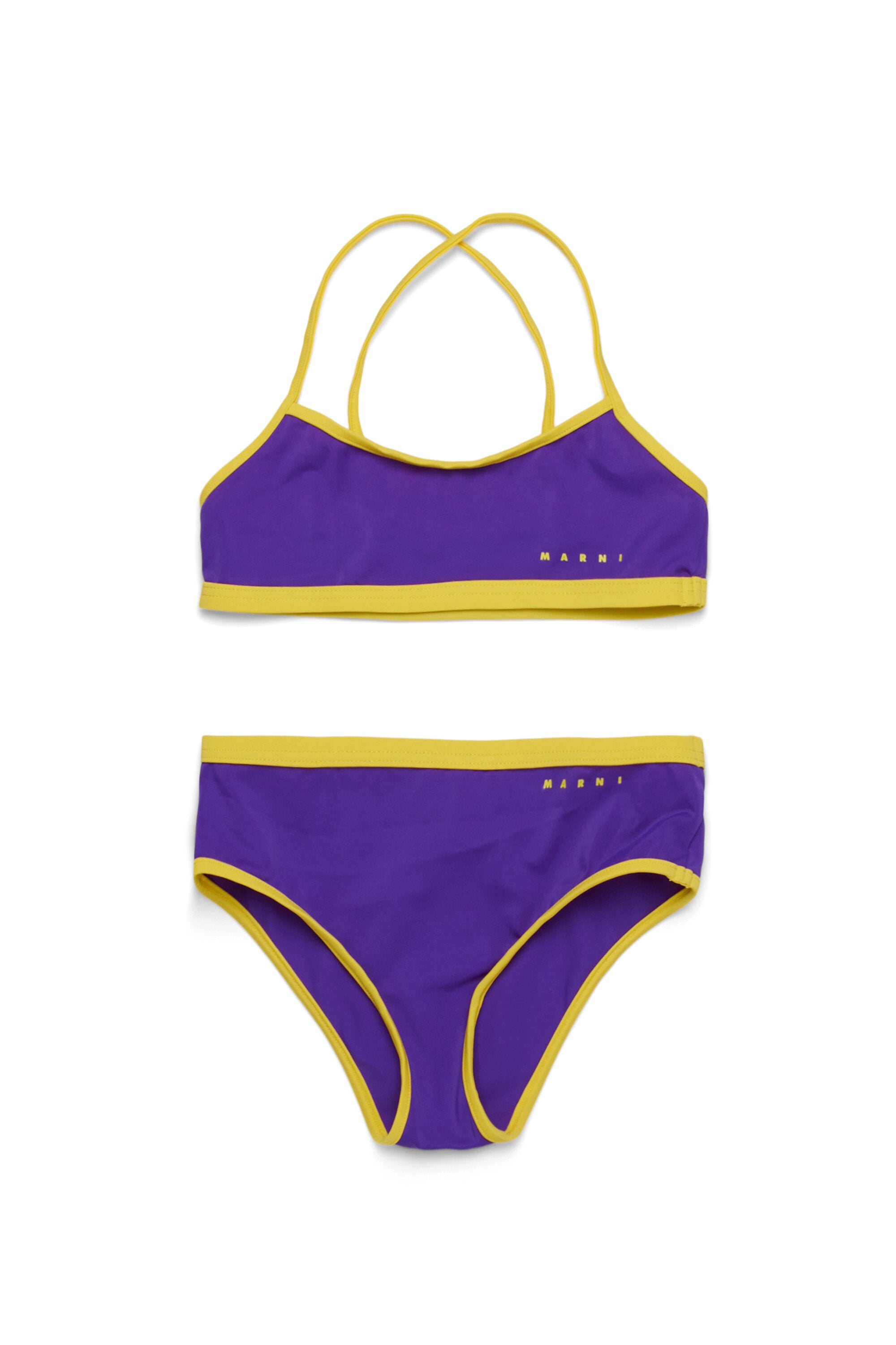 Costume bikini con spalline incrociate