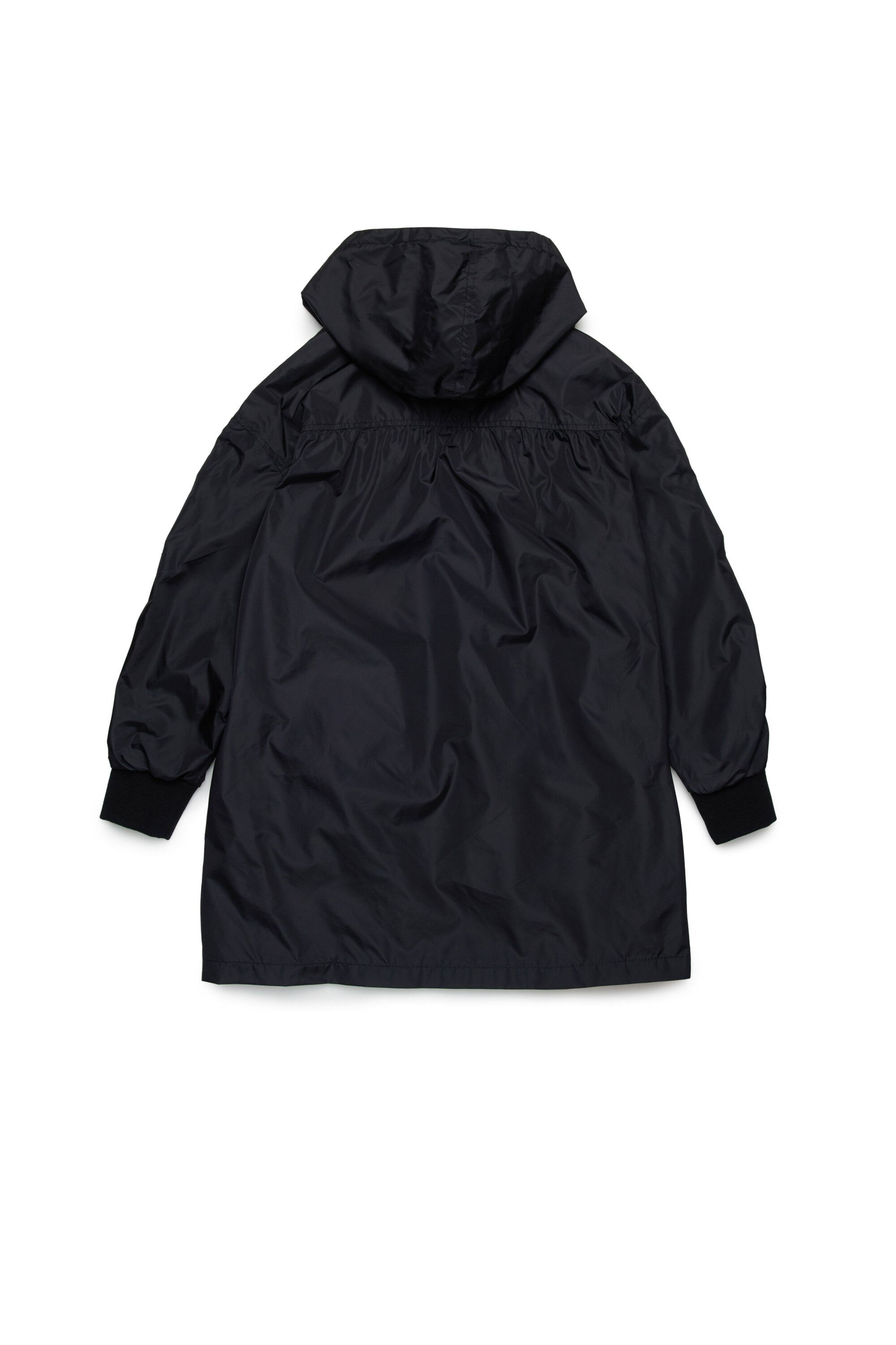 Giacca windbreaker lunga con logo