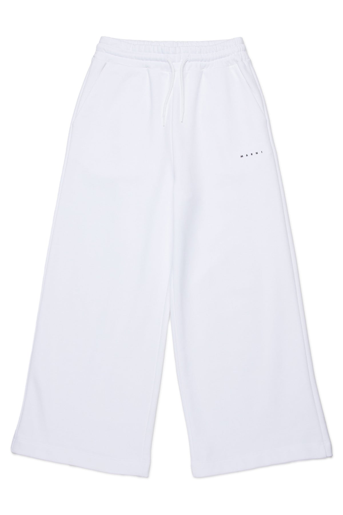 Pantalones con pernera ancha de felpa de marca