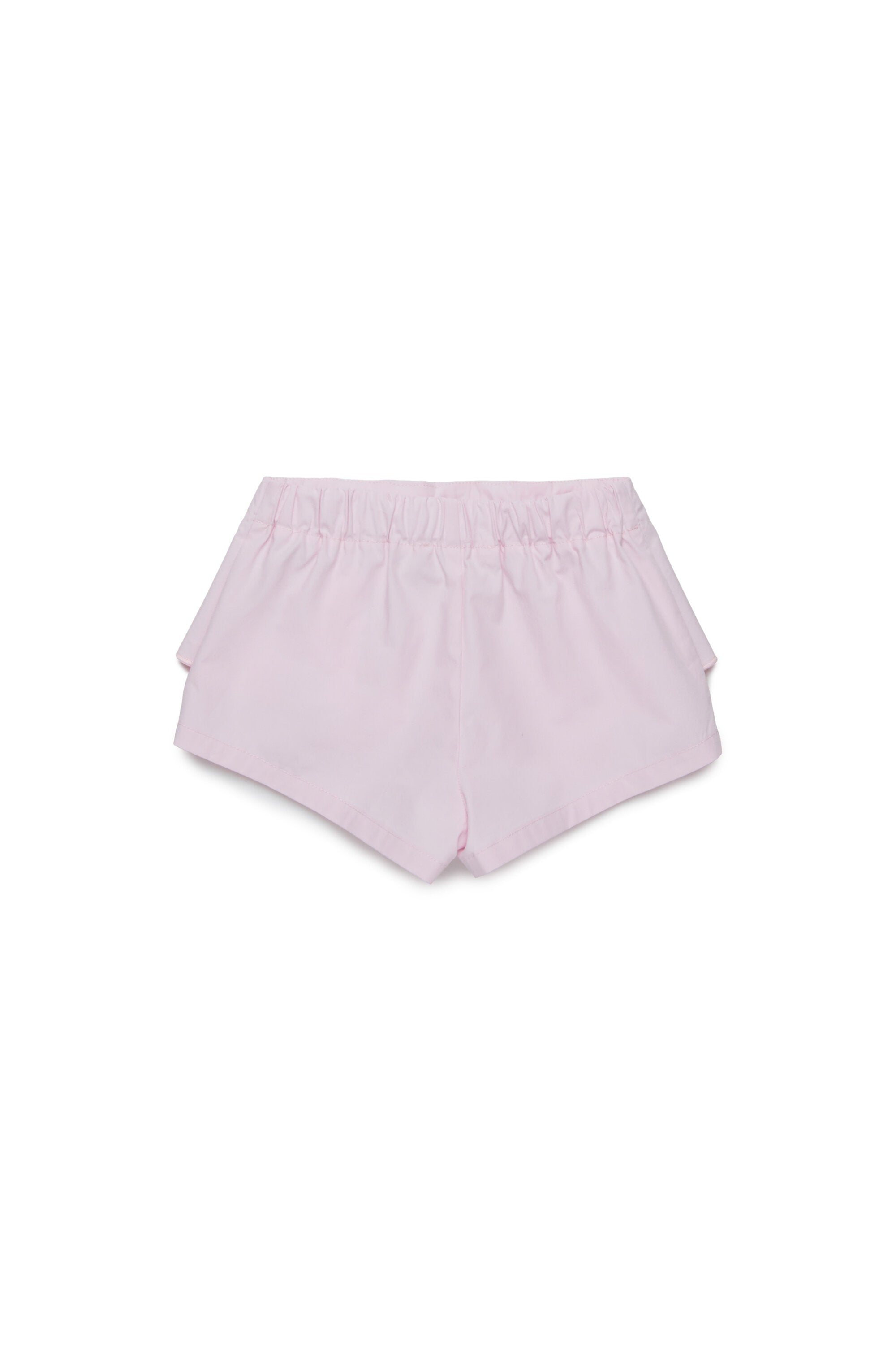Shorts in popeline con balza