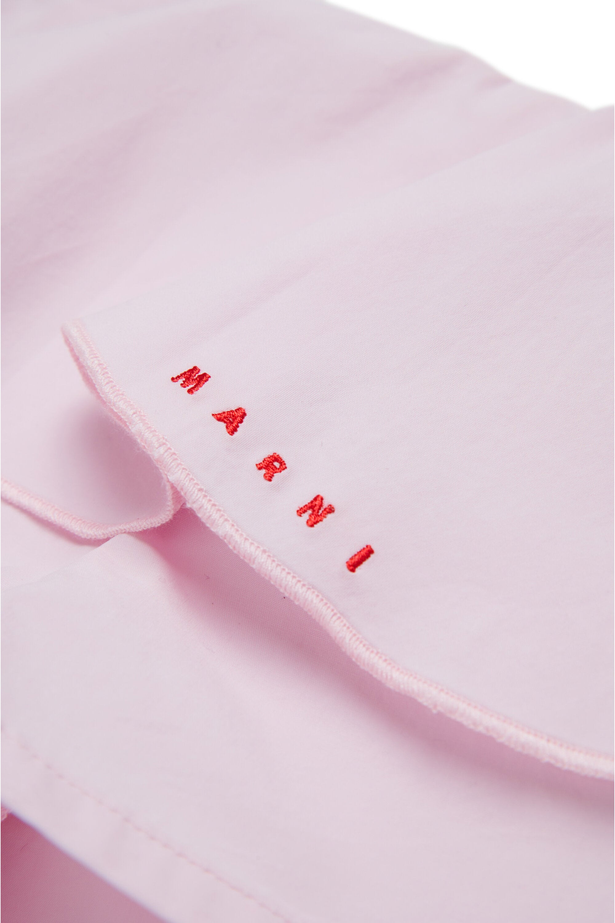 Shorts in popeline con balza