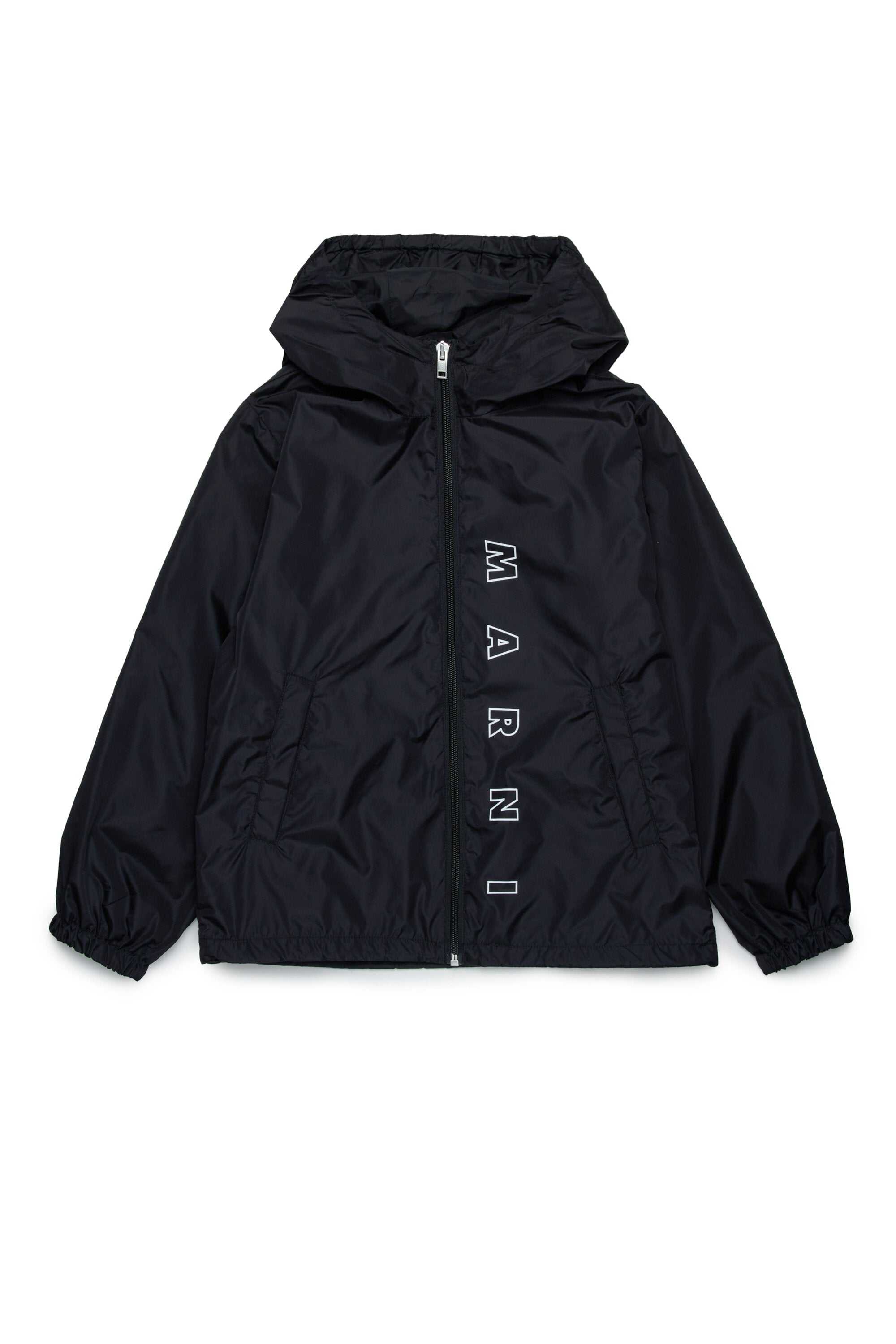Giacca windbreaker con logo Marni Outline