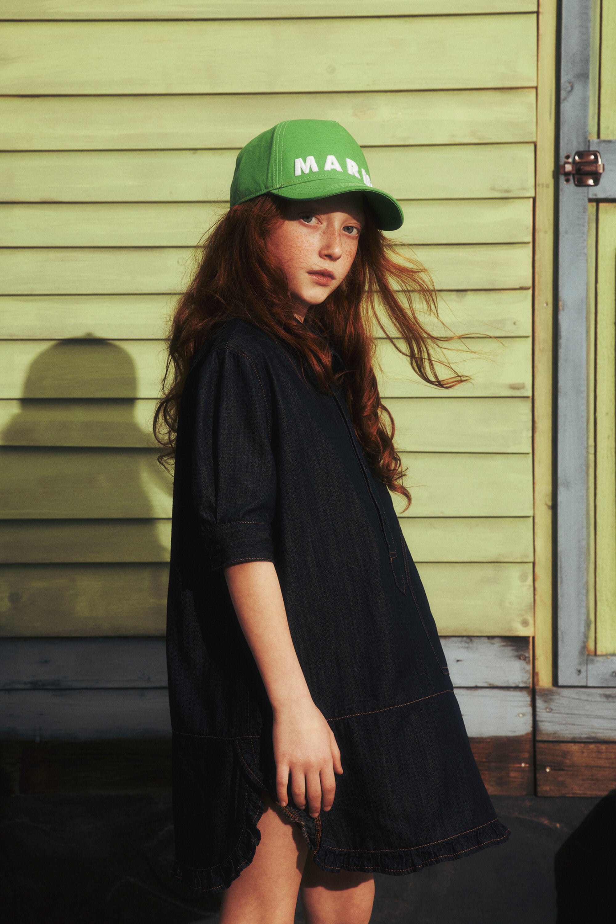 Cappello da baseball in gabardina con logo