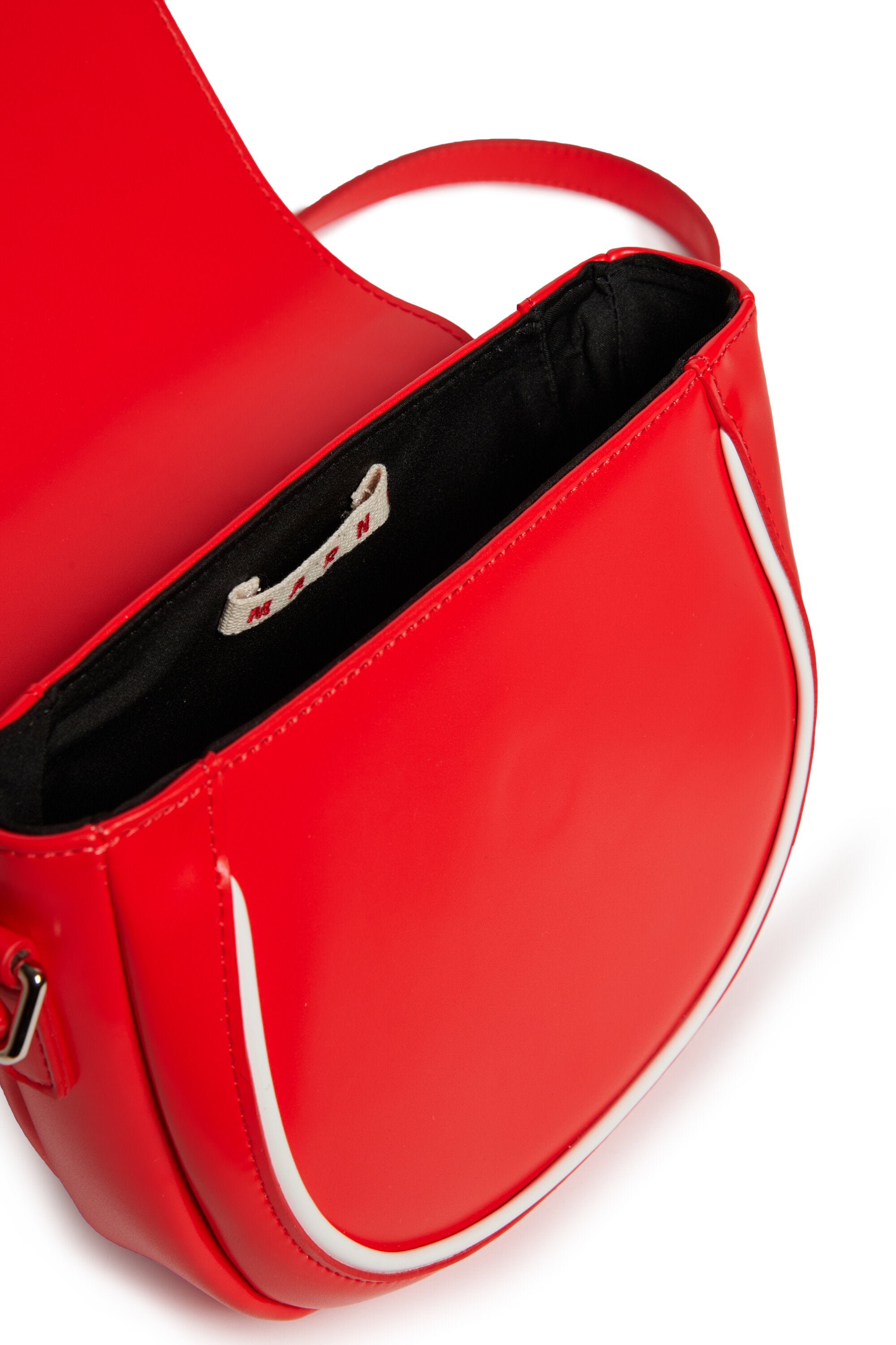 Borsa Smile Bag in tessuto spalmato con tracolla