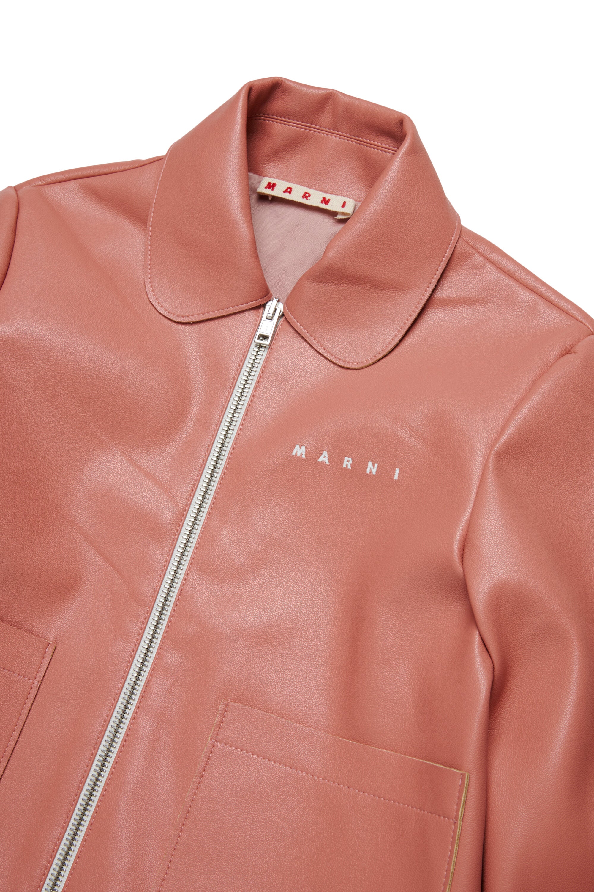 Veste en tissu enduit avec logo