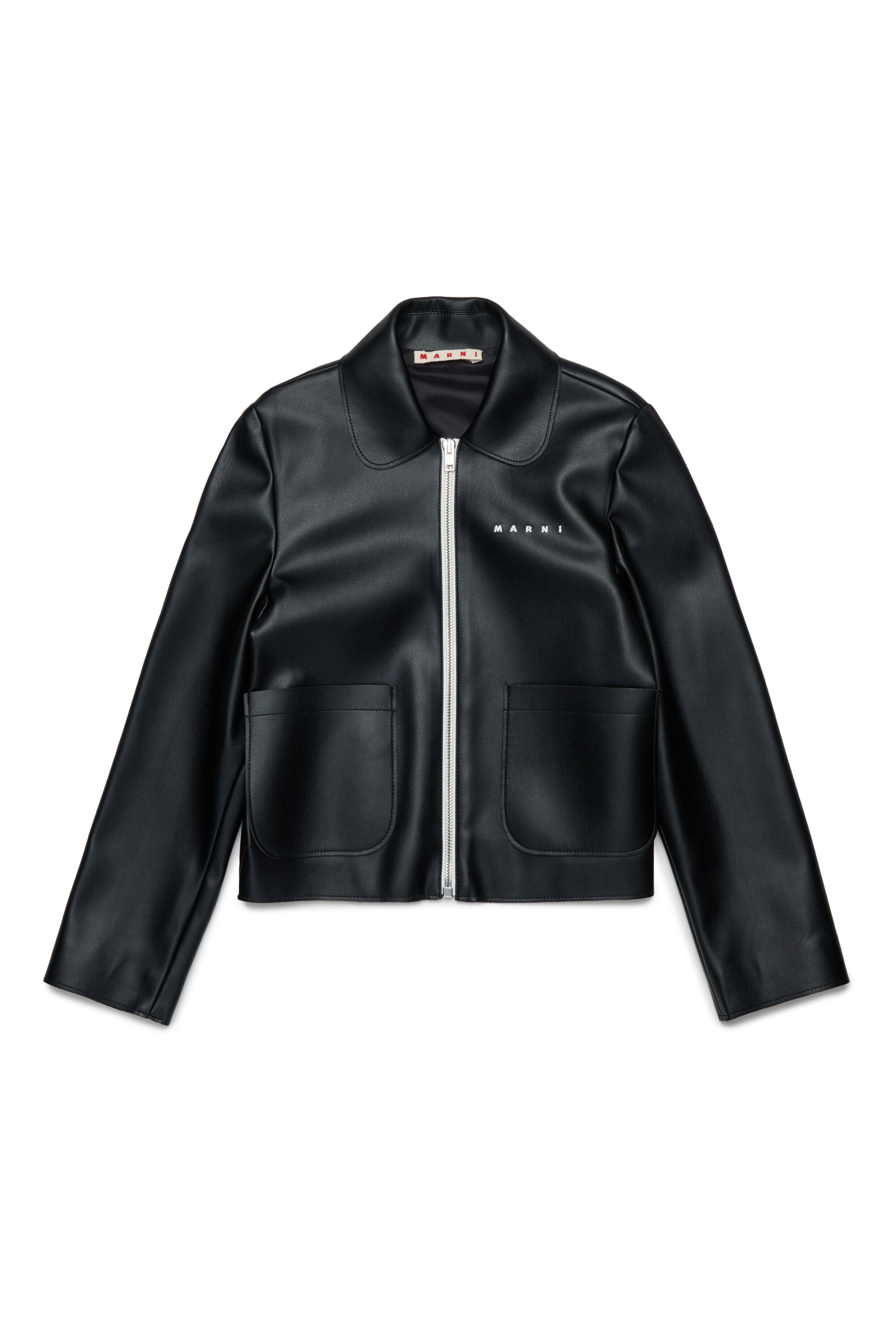 Veste en tissu enduit avec logo