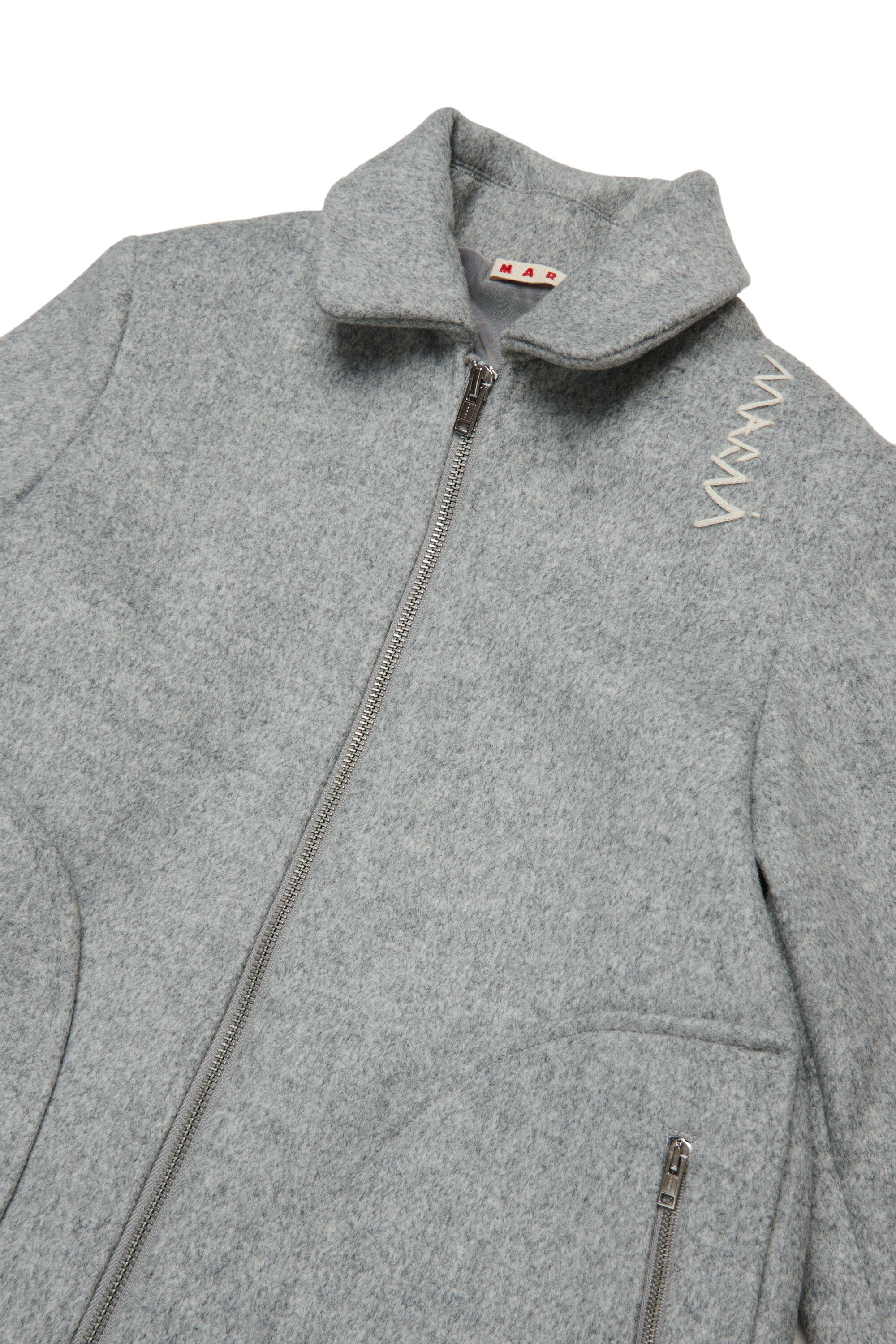 Marni girl's long coat in cloth | BRAVE KID