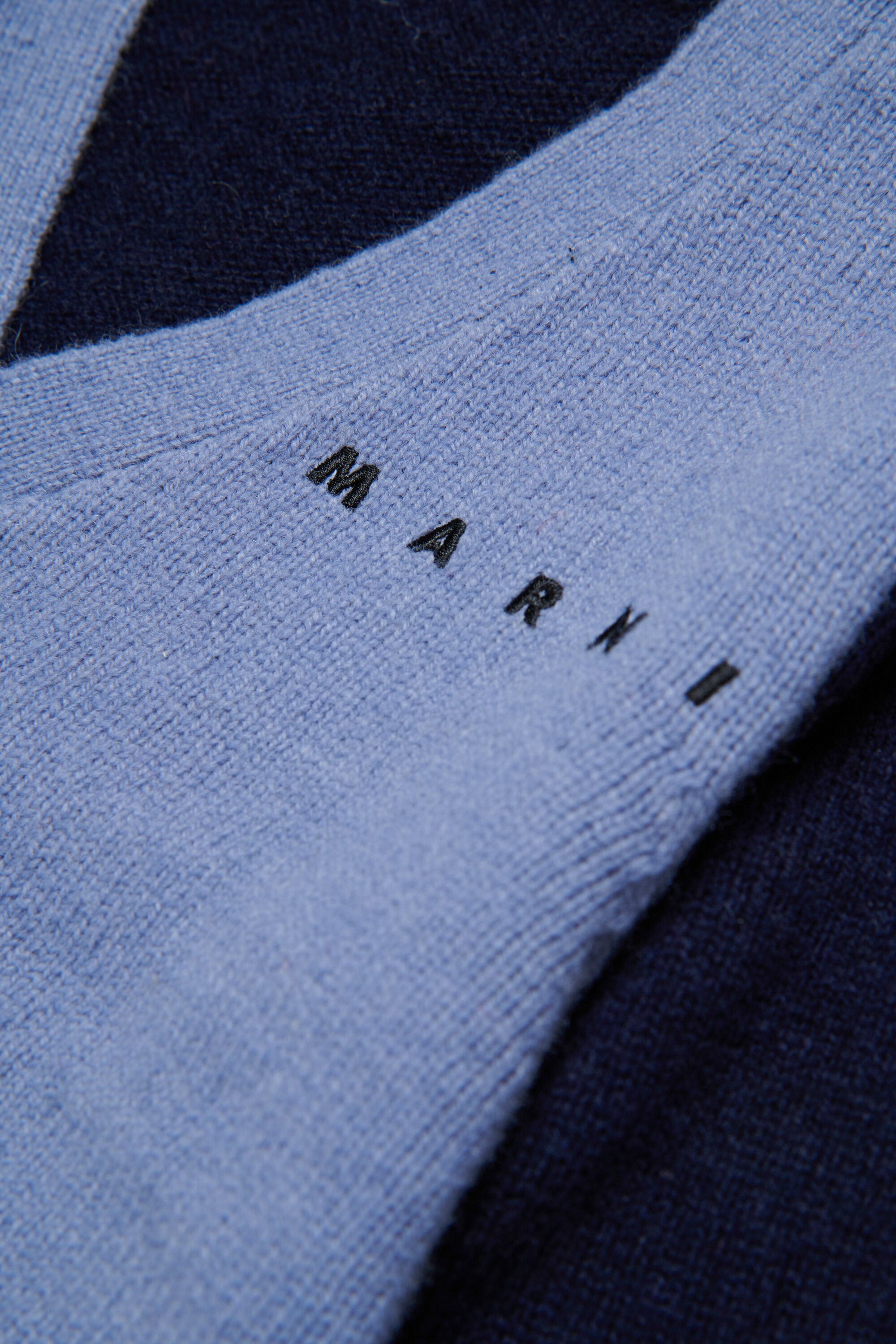 Cárdigan de mezcla de lana con bloques de color