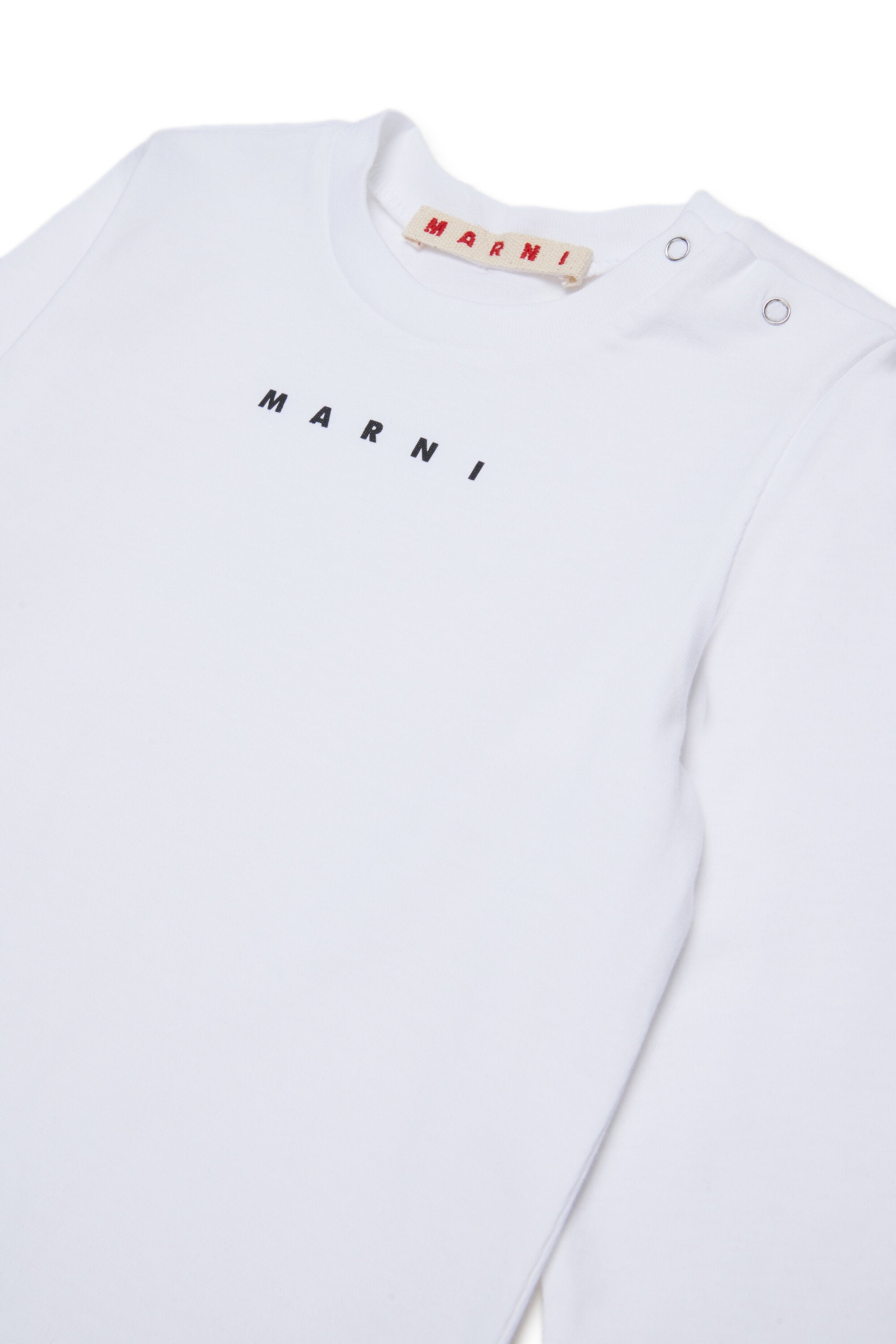 T-shirt manica lunga in jersey con logo