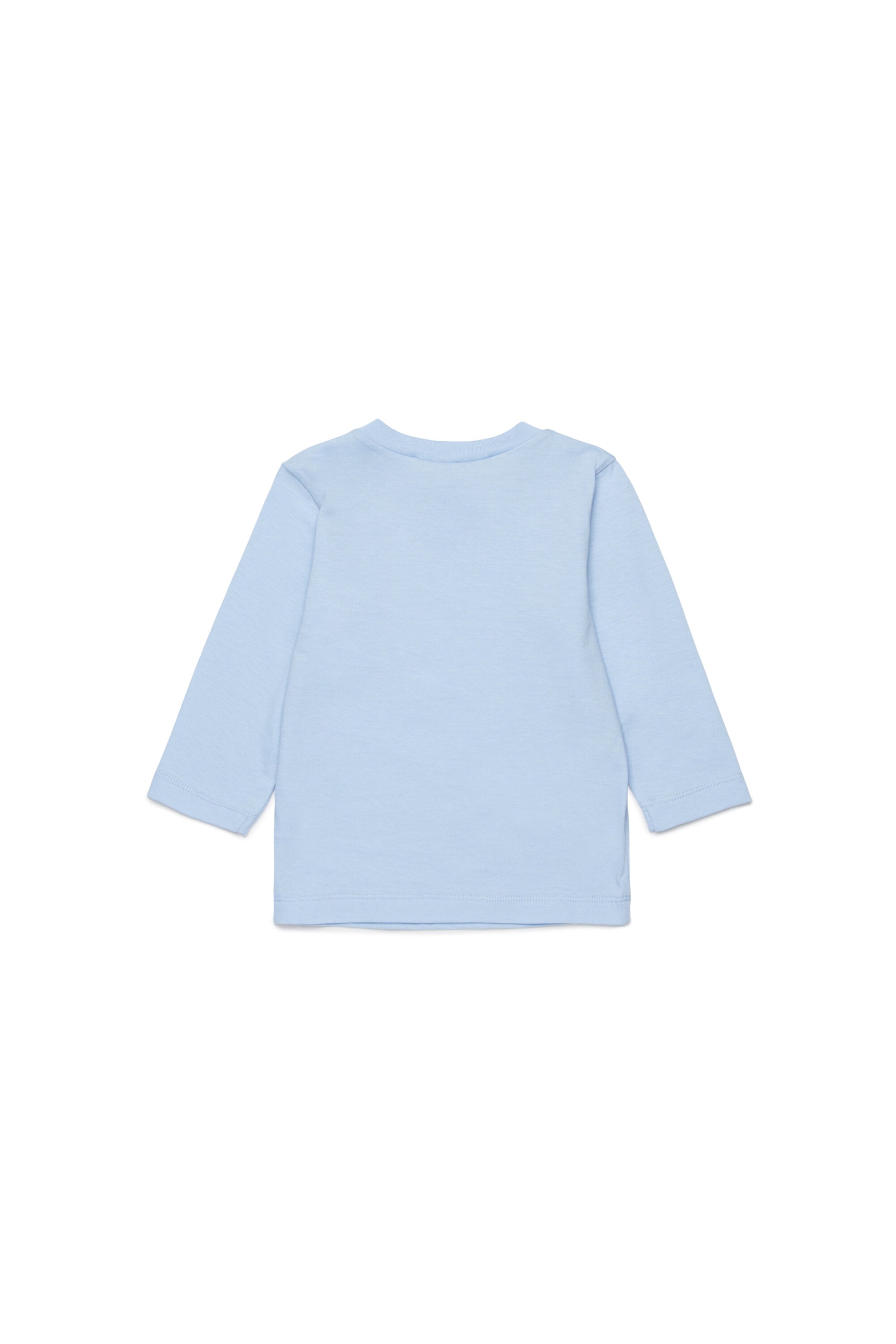 Camiseta de manga larga de jersey con logotipo