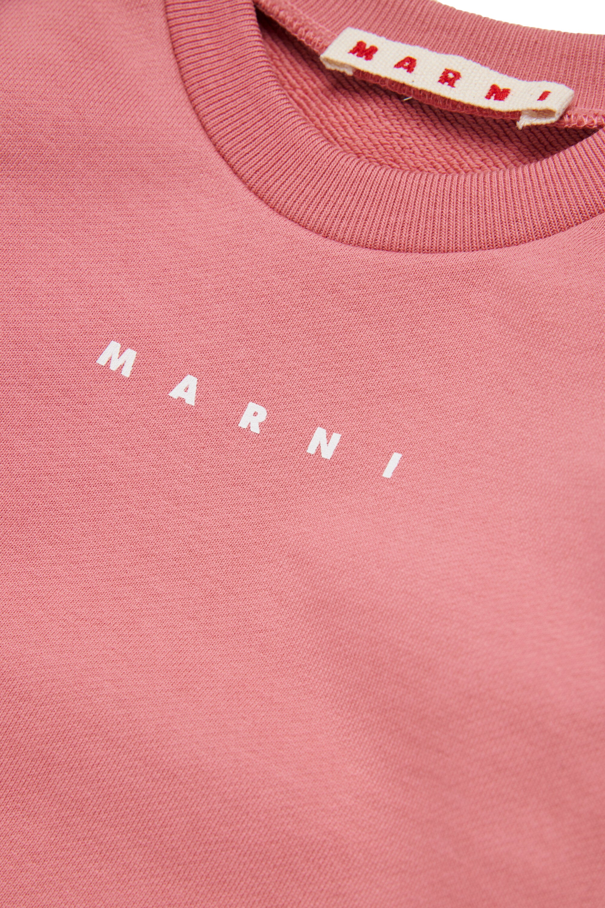 Sweat-shirt à col ras du cou avec logo Marni