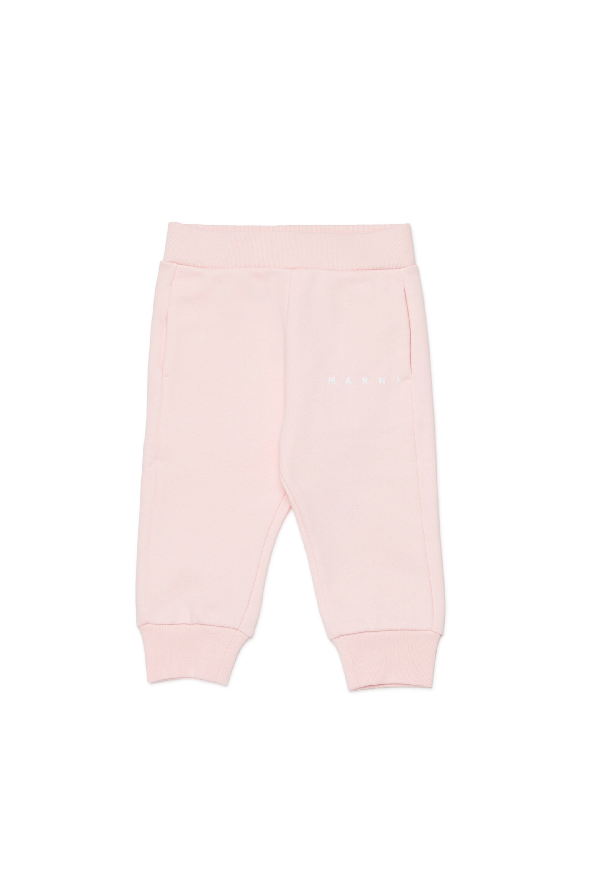 Pantaloni jogger in felpa con logo