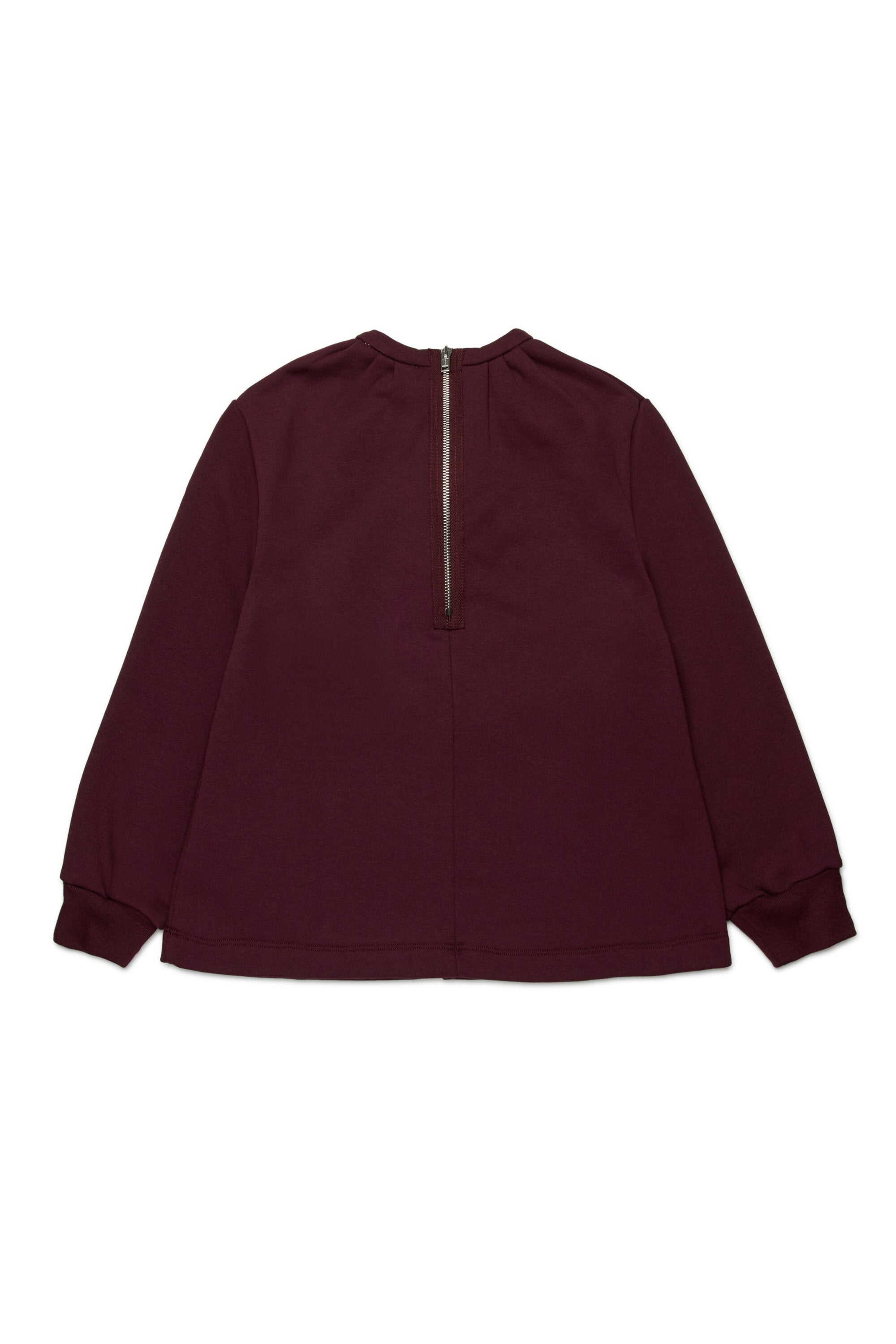 Sweat-shirt à col ras du cou avec poches plaquées