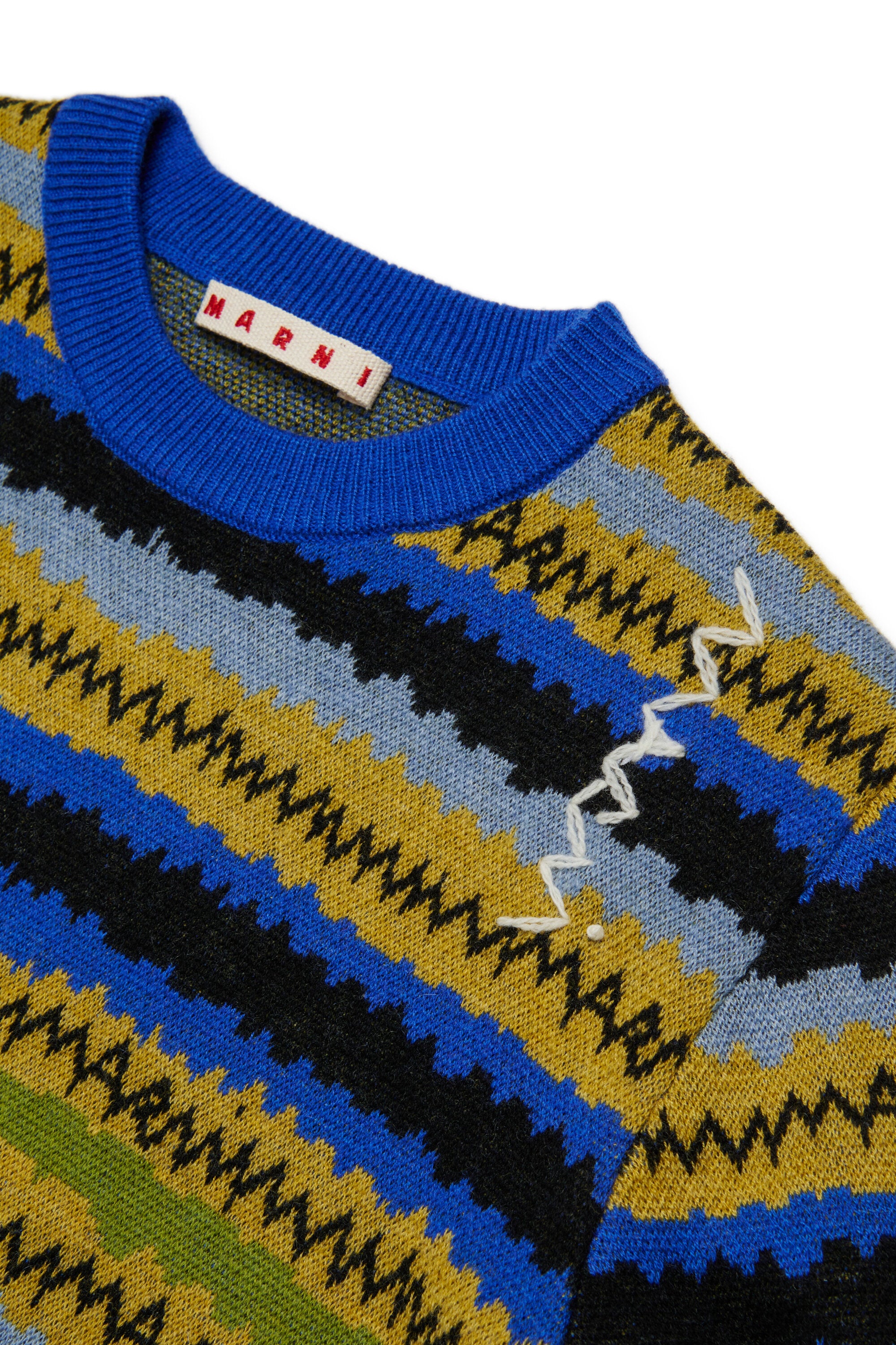 Pullover in misto lana allover Rock Doll