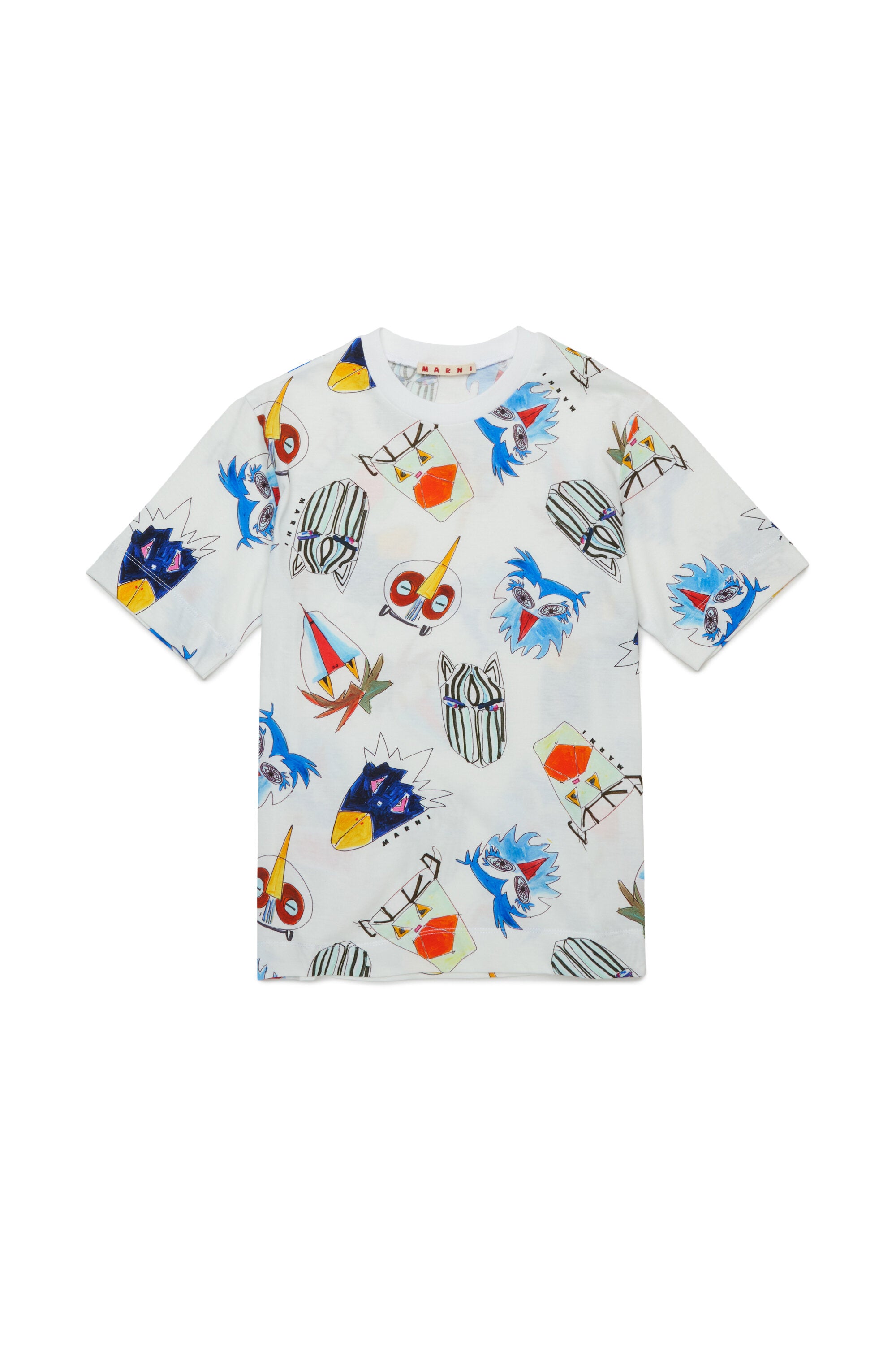 Jungle allover graphic jersey T-shirt