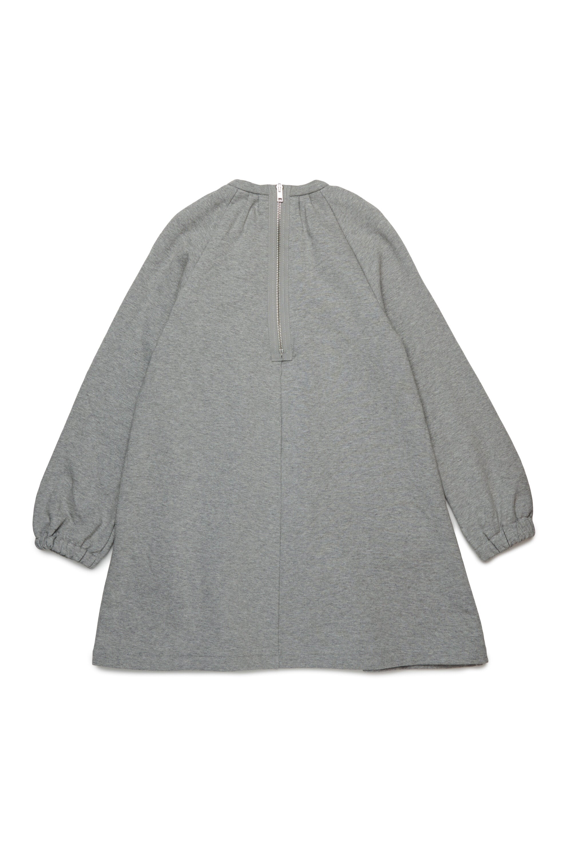 Mini robe en polaire avec poches plaquées