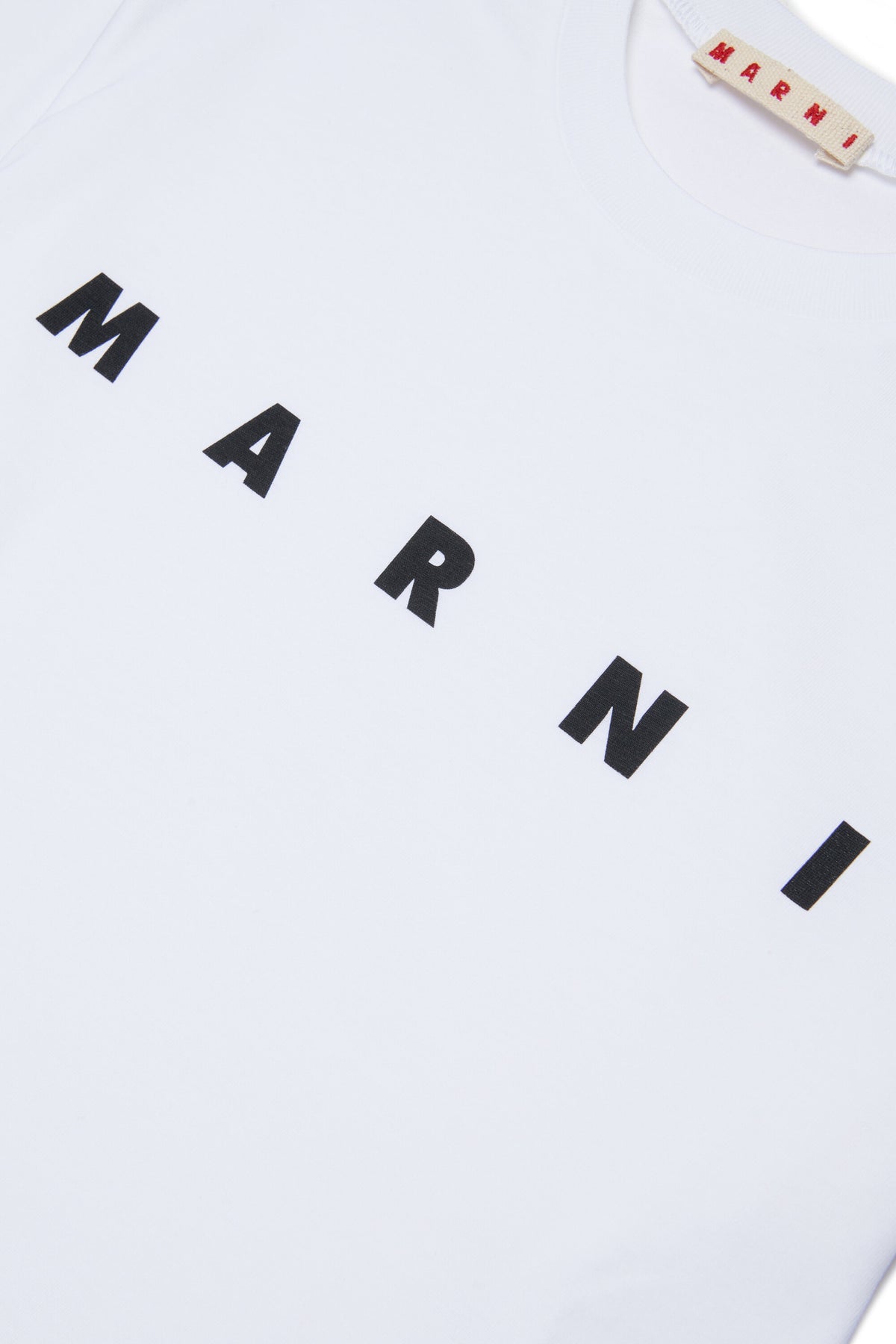 T-shirt manica lunga in jersey con logo Marni