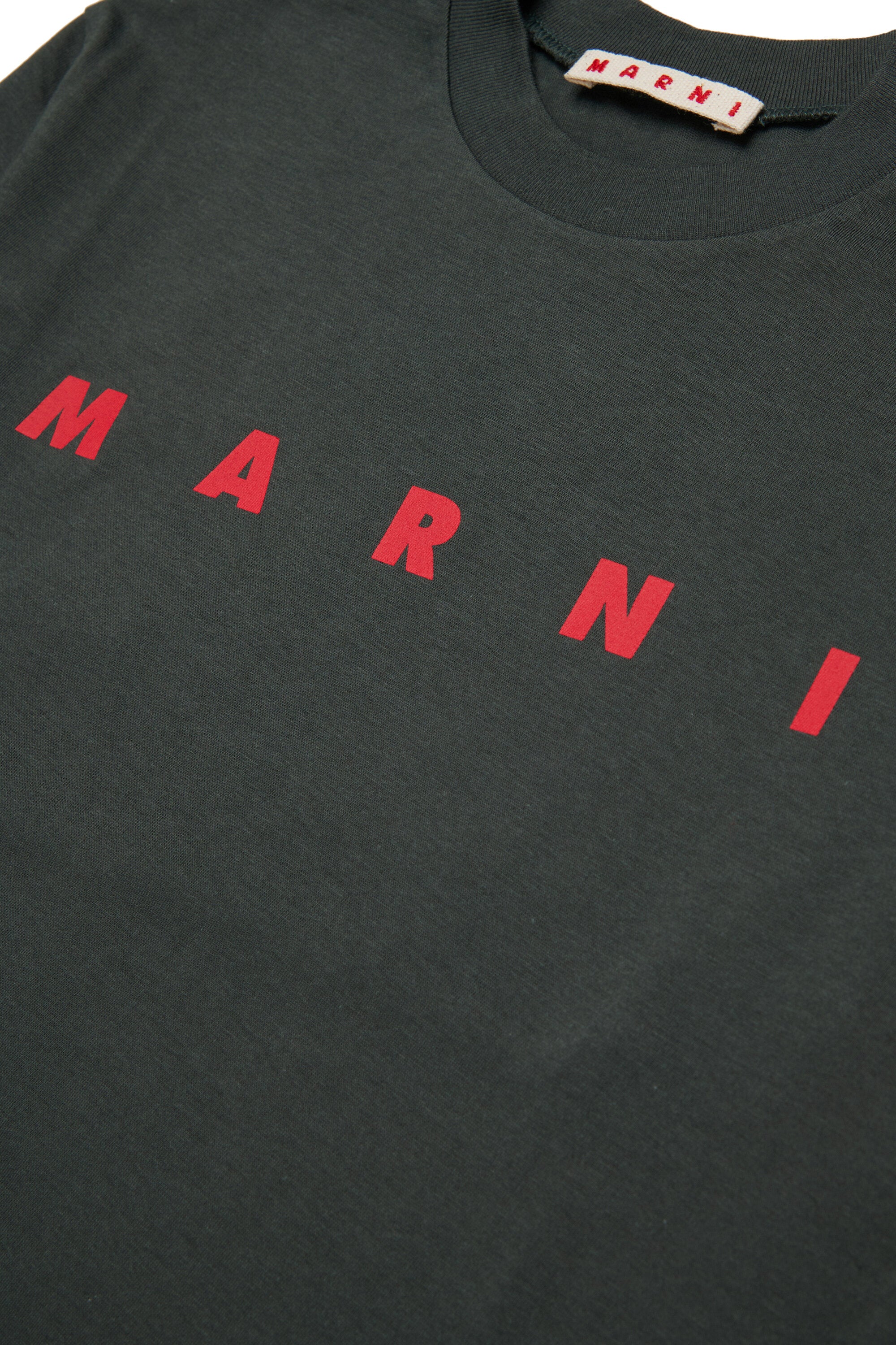 Long sleeves jersey T-shirt with Marni logo
